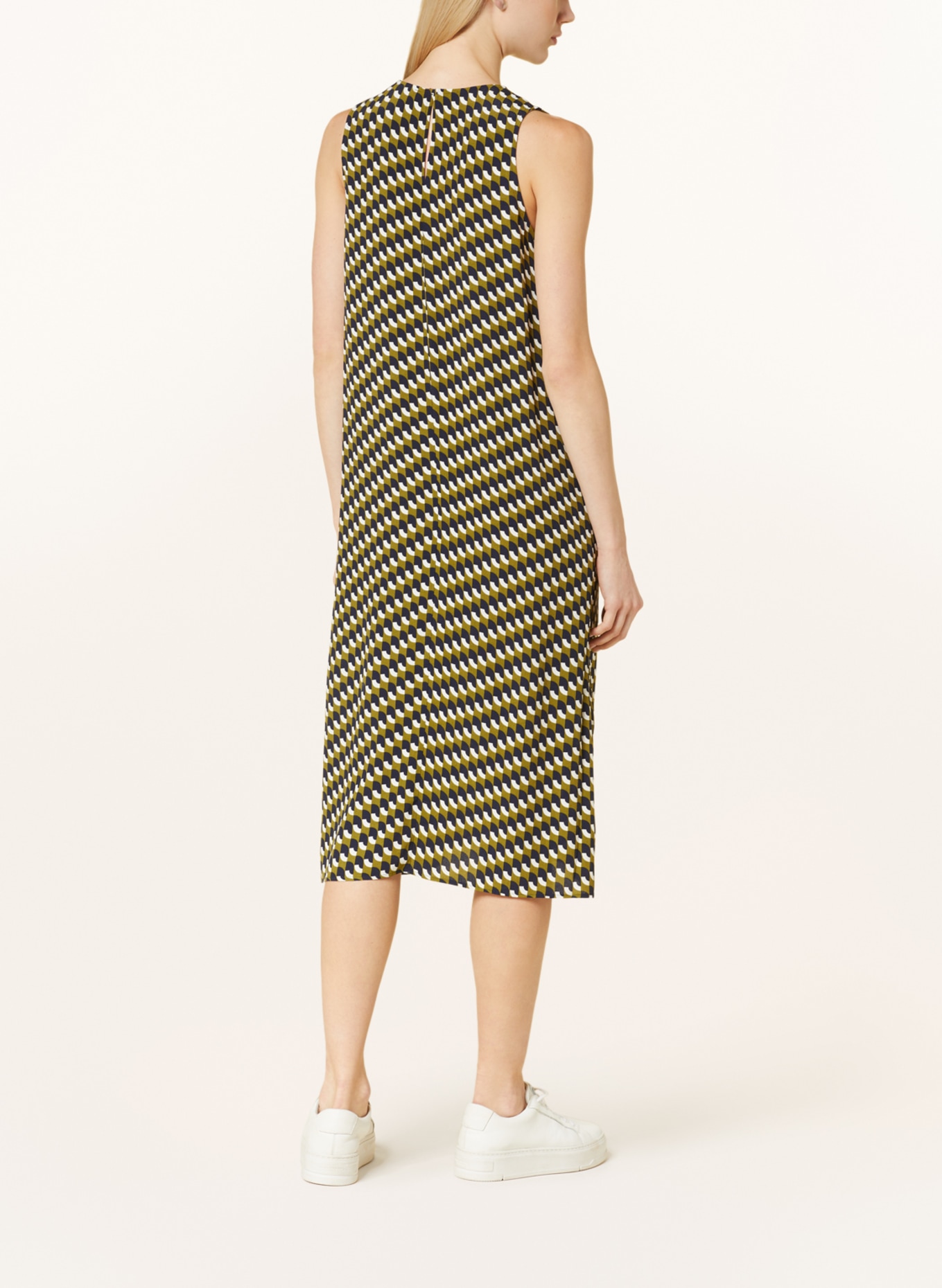 someday Kleid QARIEL, Farbe: OLIV/ WEISS/ DUNKELBLAU (Bild 3)