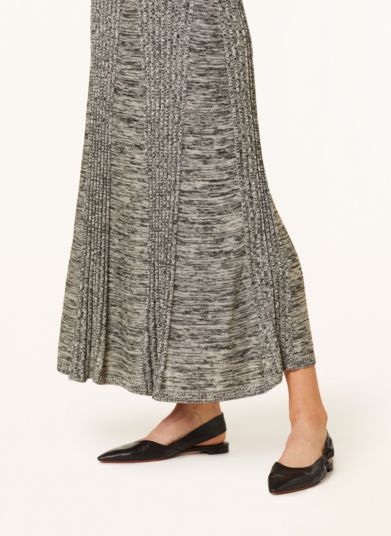 COS Knit skirt, Color: BLACK/ CREAM (Image 4)