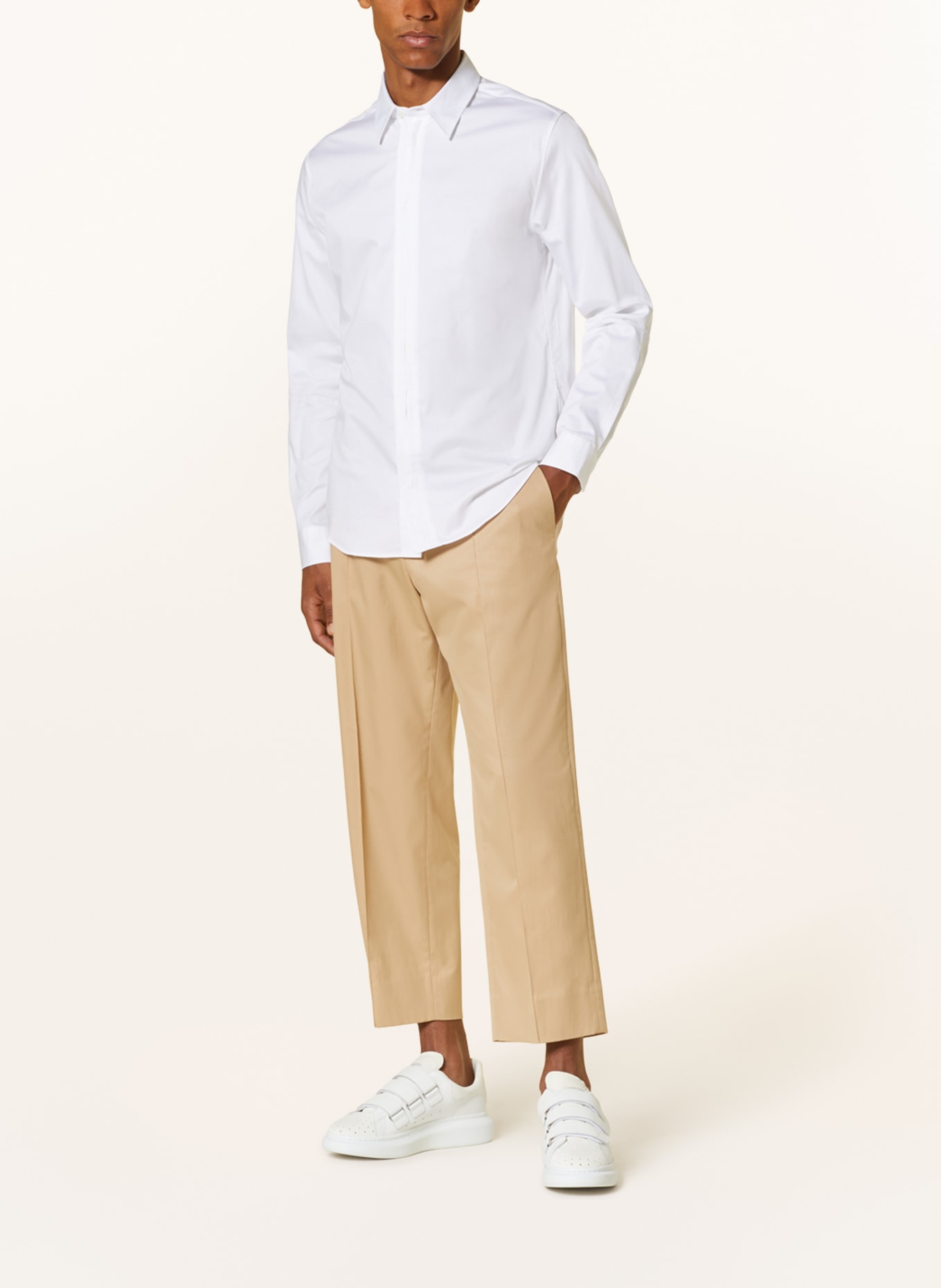 COS Regular-Fit Poplin Shirt in WHITE