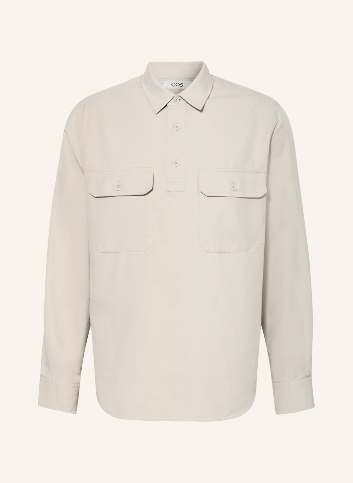 COS Shirt regular fit, Color: CREAM (Image 1)