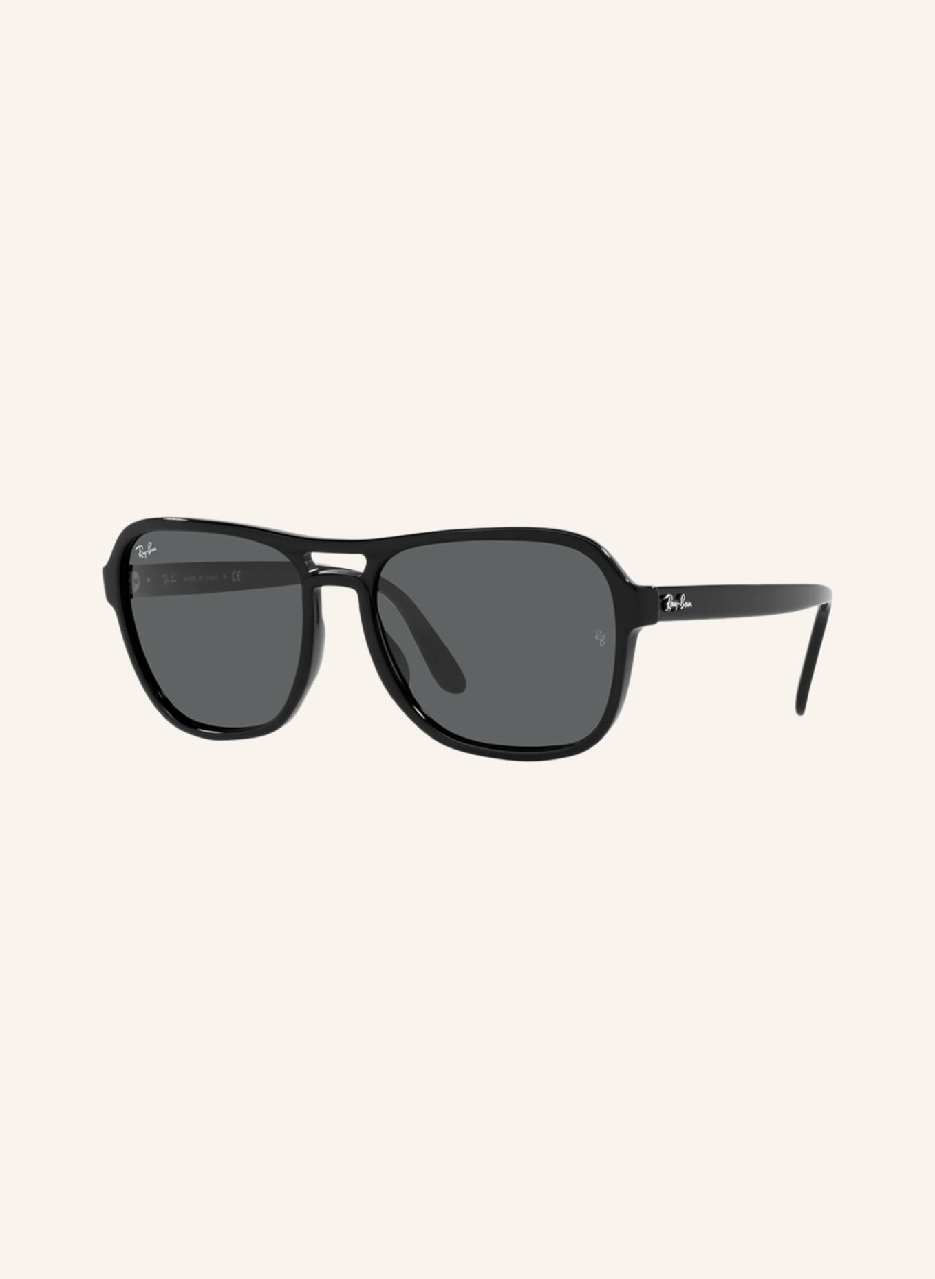 Ray-Ban Sunglasses RB4356, Color: 601/B1 BLACK/ DARK GRAY MIRRORED (Image 1)