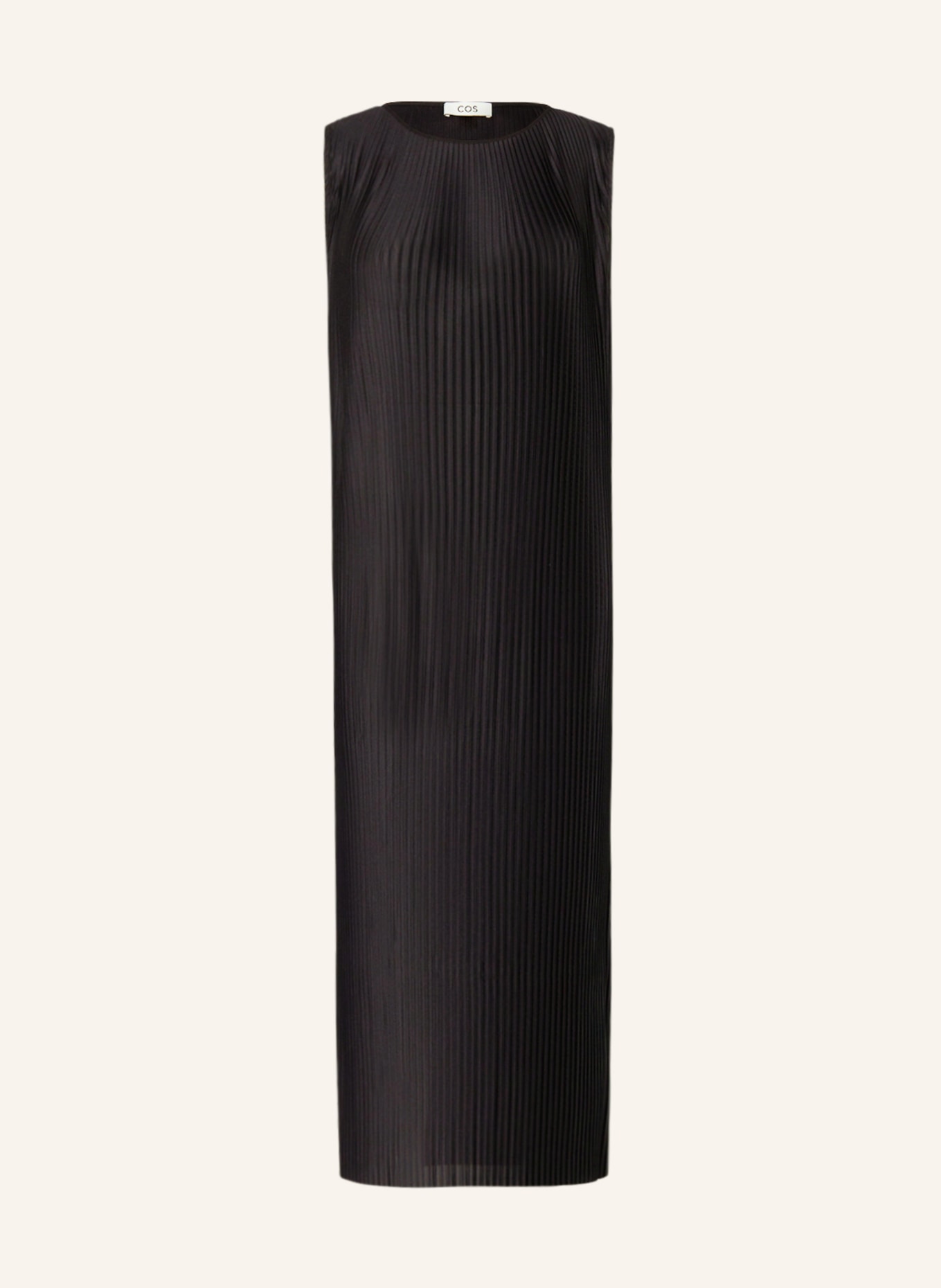 COS Dress with pleats, Color: BLACK (Image 1)