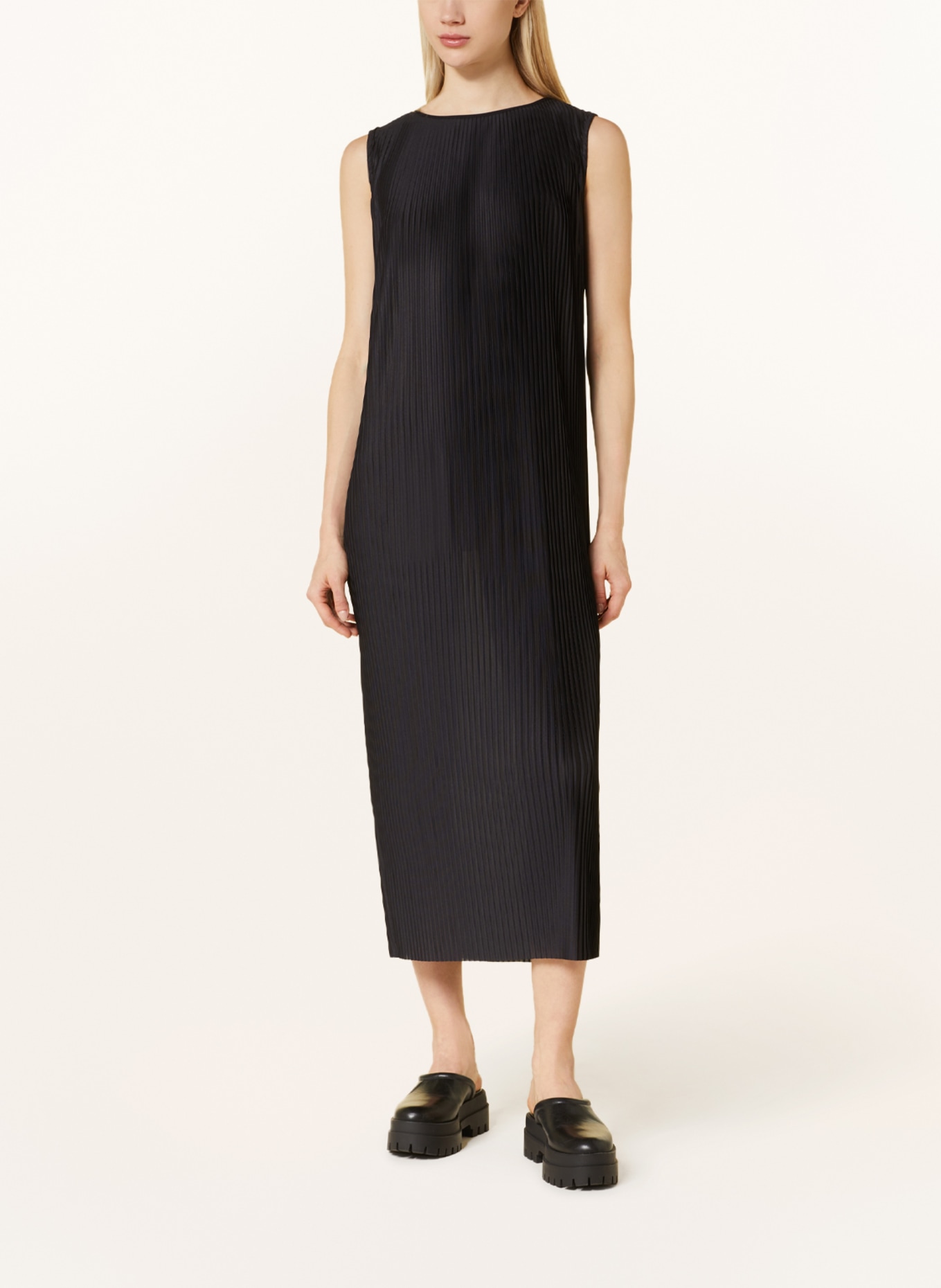 COS Dress with pleats, Color: BLACK (Image 2)