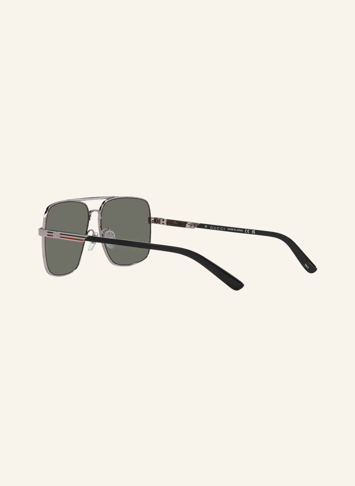 GUCCI Sunglasses GG1289, Color: 4100L1 - SILVER/ GRAY (Image 4)