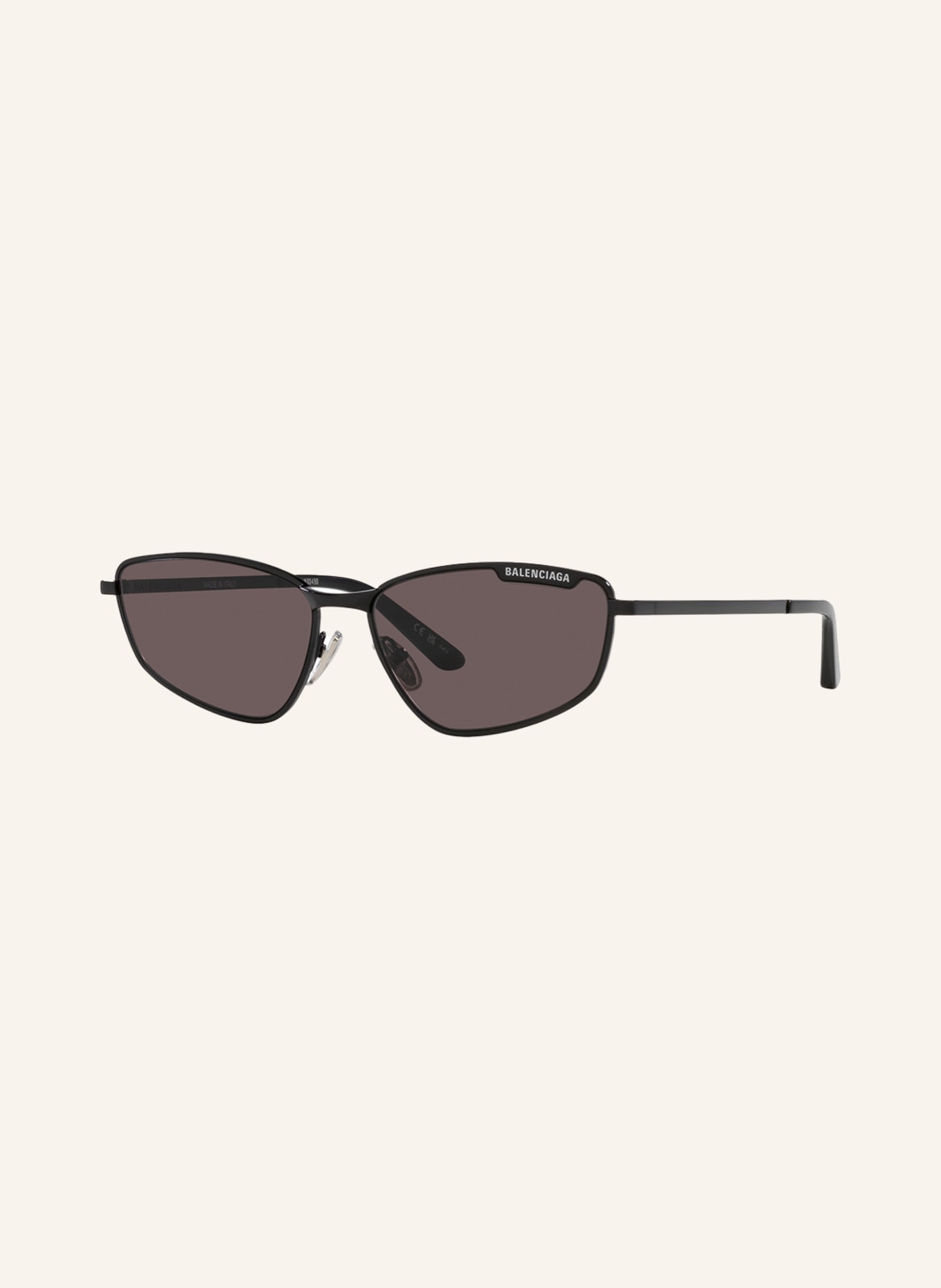 BALENCIAGA Sunglasses BB0277, Color: 1100L1 - BLACK/ GRAY (Image 1)