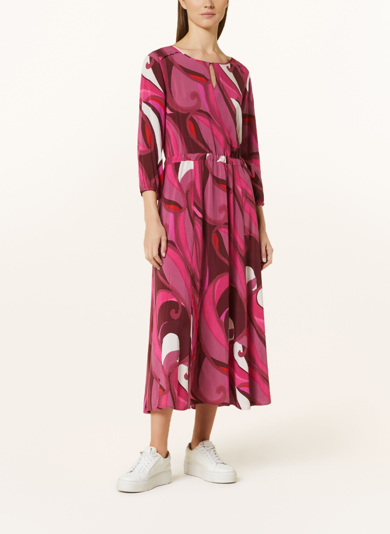 CARTOON Kleid mit 3/4-Arm, Farbe: PINK/ DUNKELROT/ FUCHSIA (Bild 2)