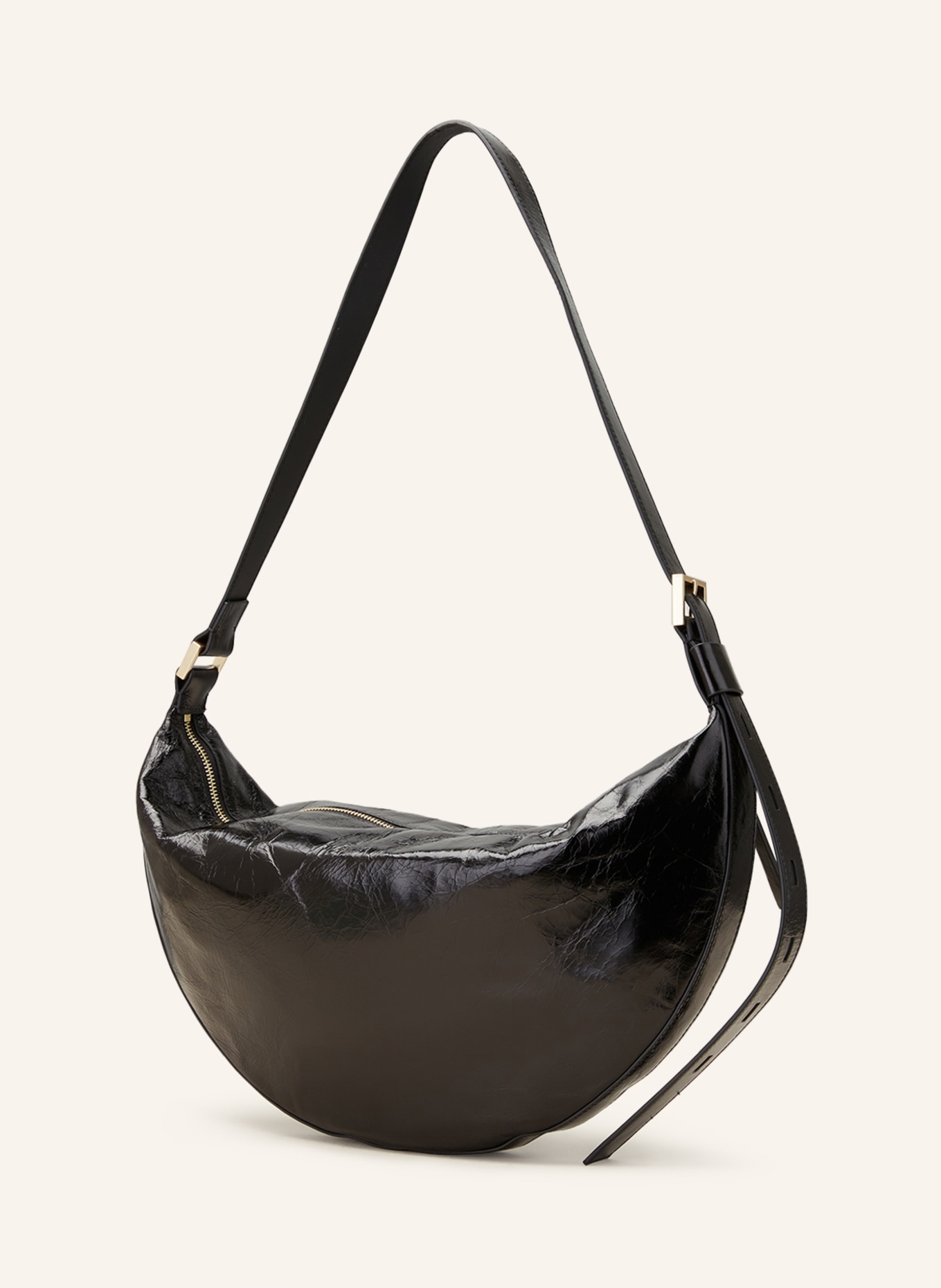 ALLSAINTS Shoulder bag HALF MOON, Color: BLACK (Image 2)