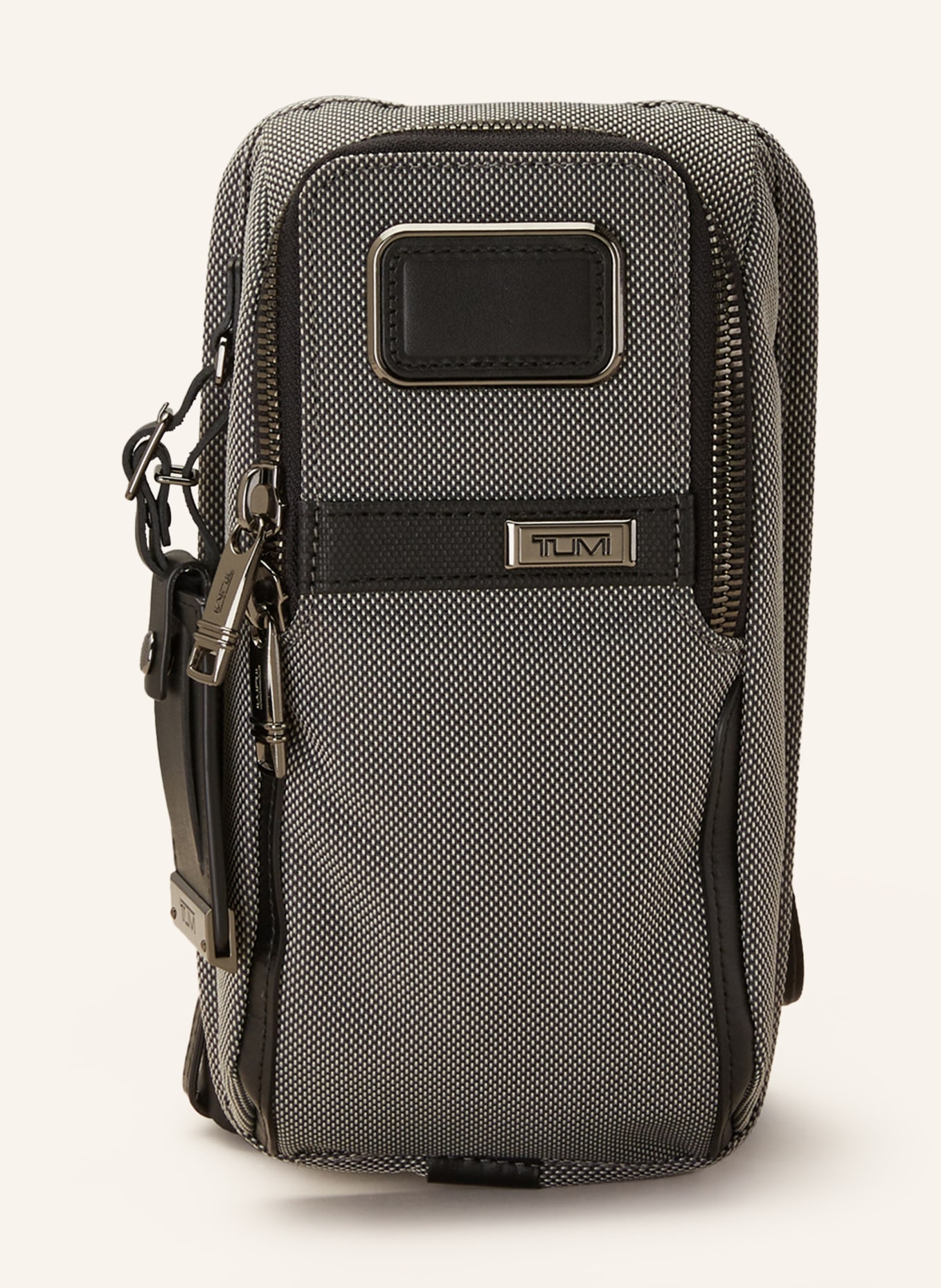 TUMI ALPHA crossbody bag COMPACT SLING, Color: GRAY/ BLACK (Image 1)