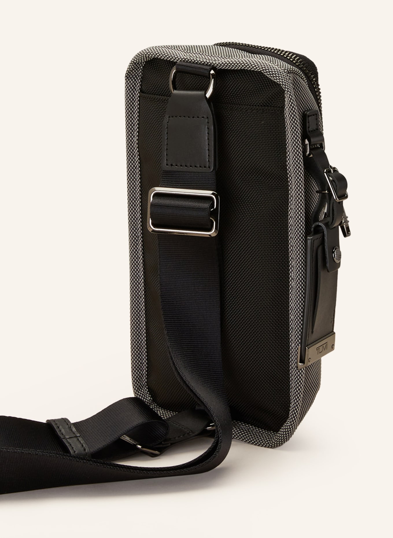 TUMI ALPHA crossbody bag COMPACT SLING, Color: GRAY/ BLACK (Image 2)