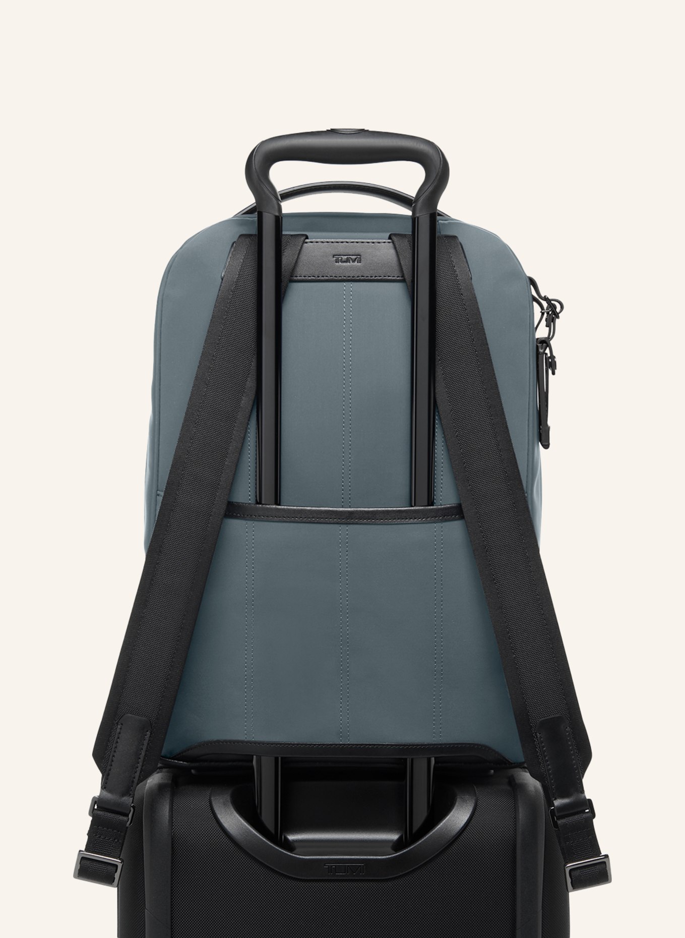 TUMI HARRISON backpack BRADNER with laptop compartment, Color: TEAL/ GRAY (Image 5)