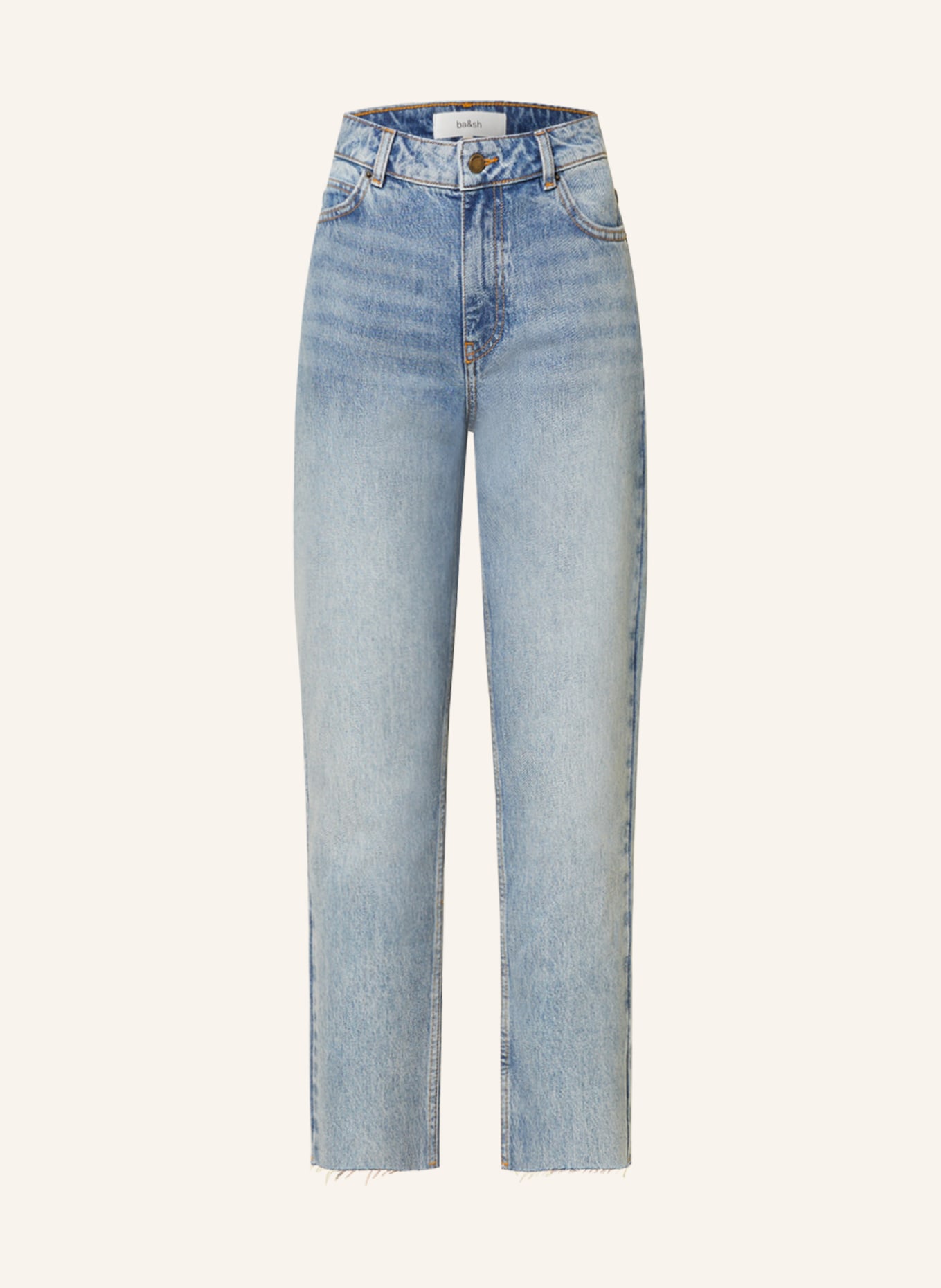 ba&sh 7/8-Jeans EVAN, Farbe: BLUE LIGHTUSEDBLUE (Bild 1)