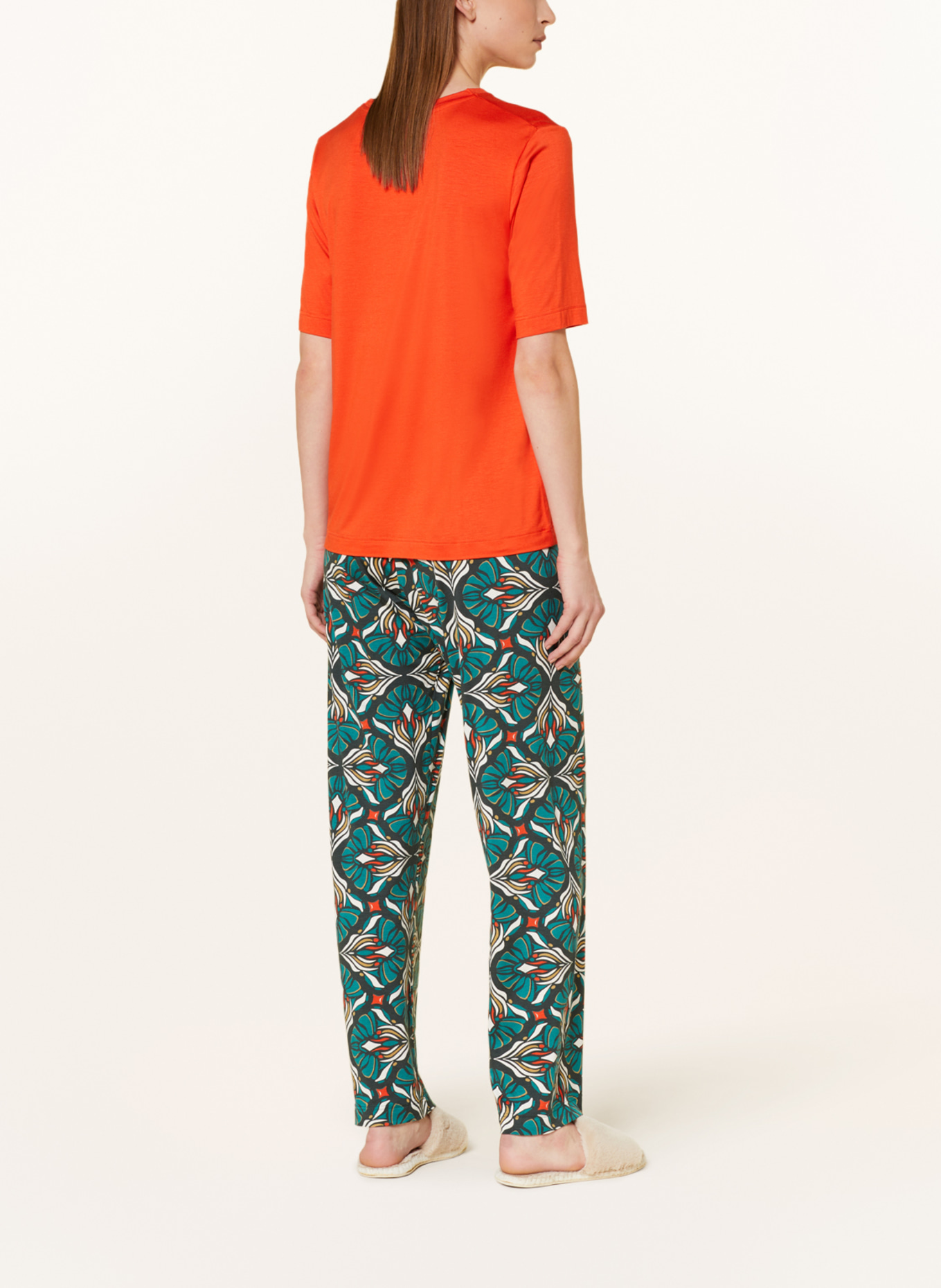 mey Pajama shirt ALENA series, Color: ORANGE (Image 3)
