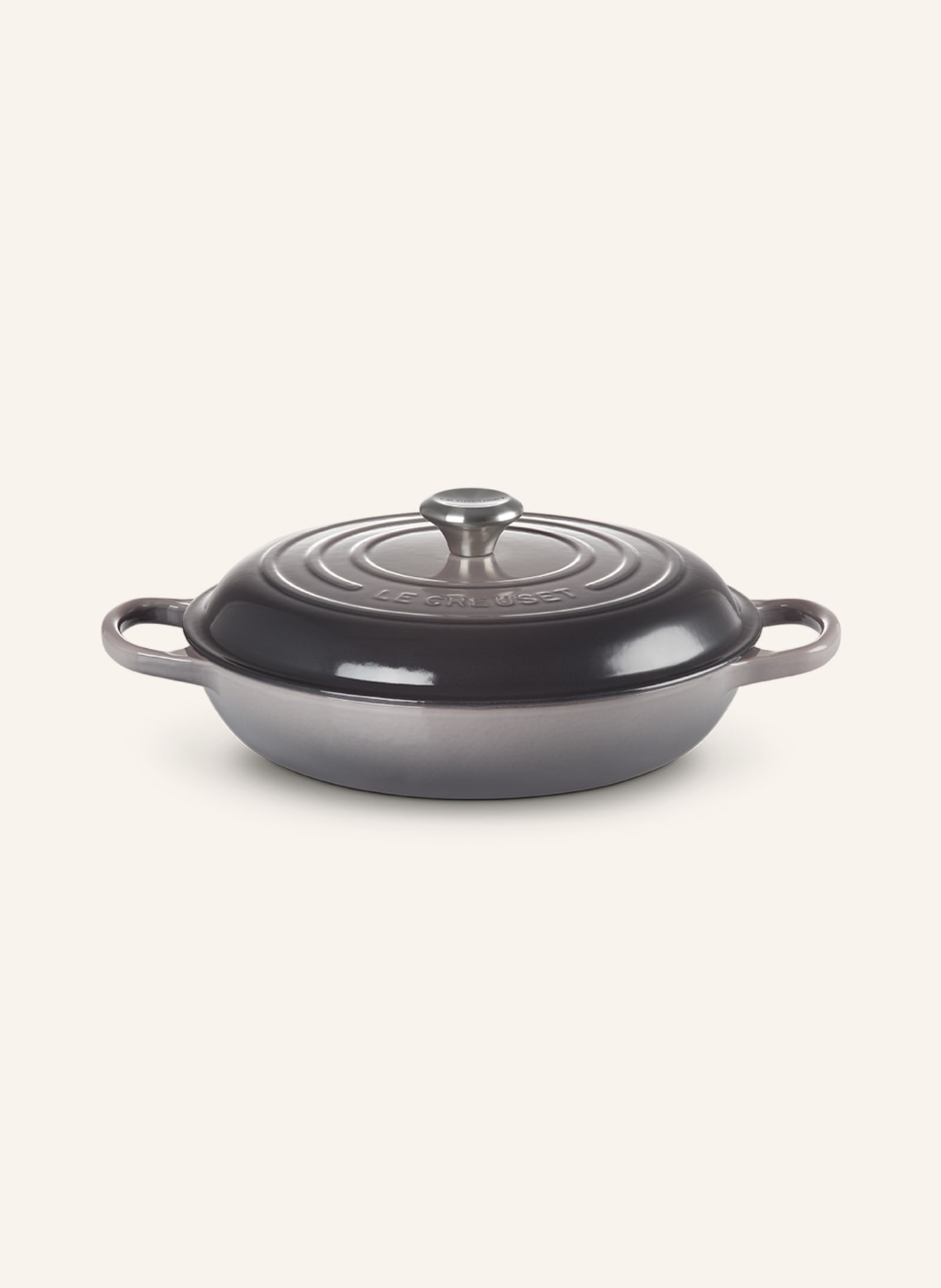 LE CREUSET Profesjonalny garnek gourmet SIGNATURE, Kolor: FLINT (Obrazek 1)