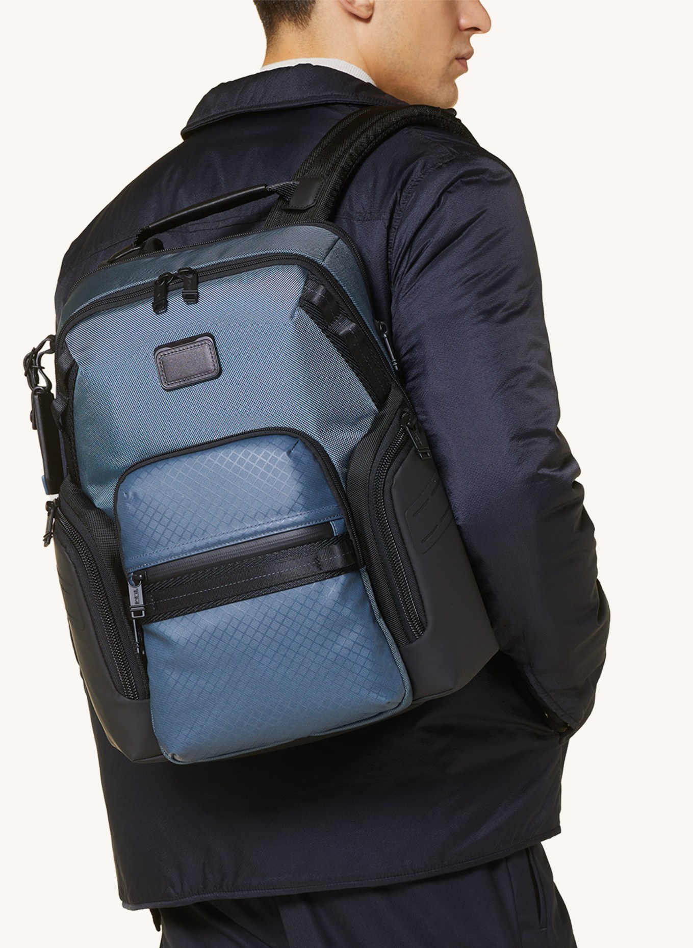 TUMI ALPHA BRAVO backpack NAVIGATION, Color: BLUE/ BLACK (Image 7)