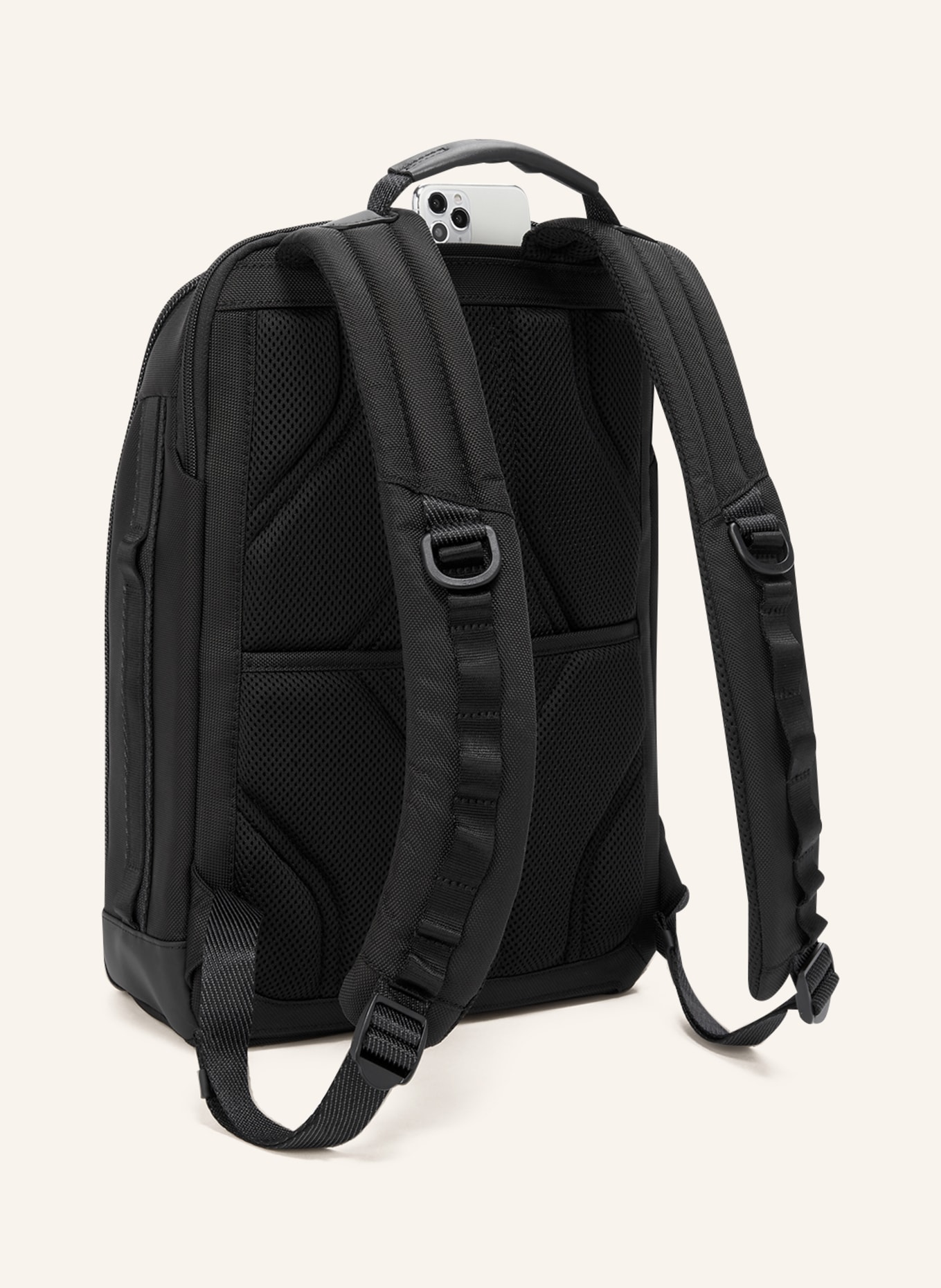 TUMI ALPHA BRAVO backpack DYNAMIC with laptop compartment, Color: BLACK (Image 3)