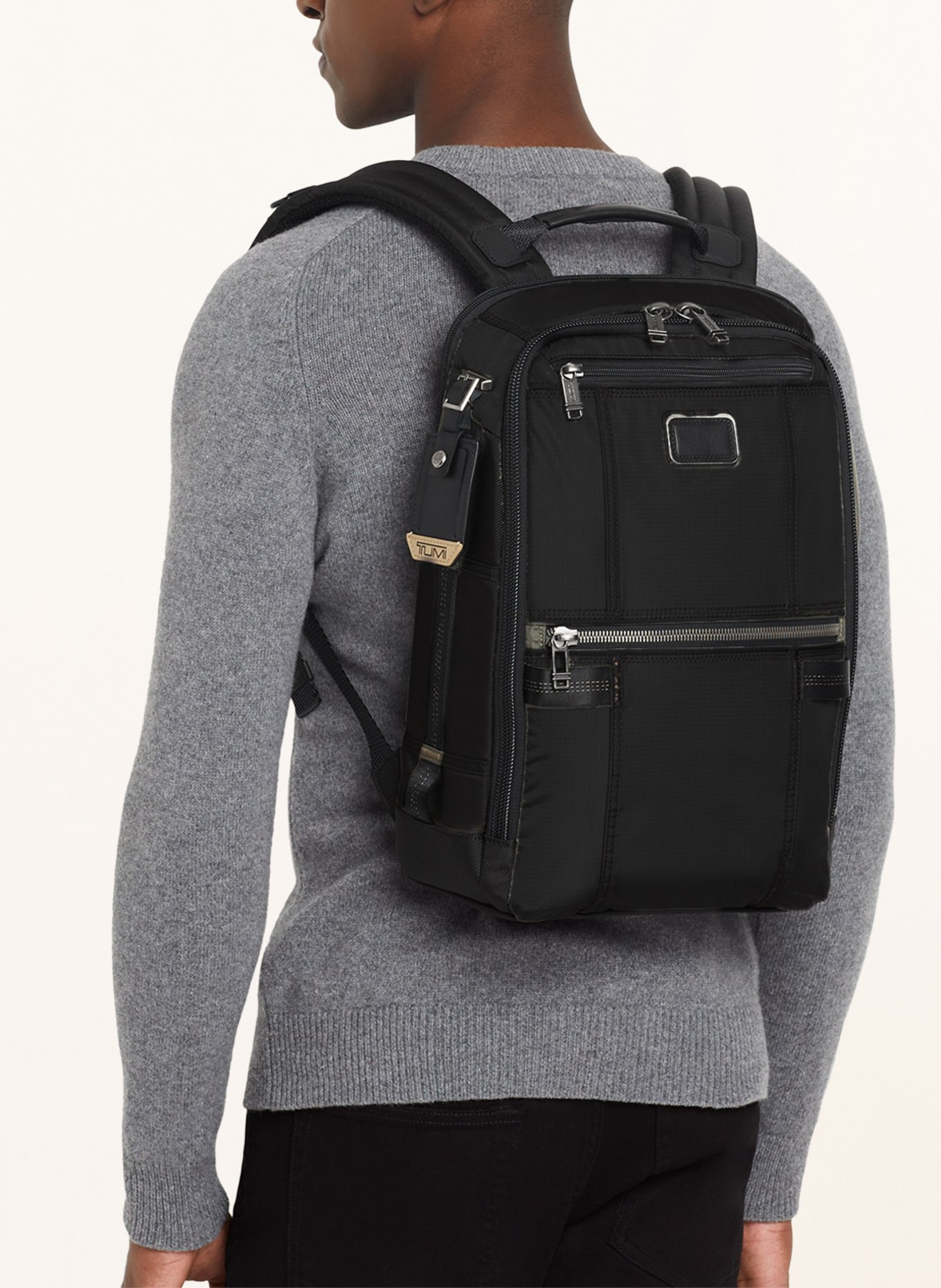TUMI ALPHA BRAVO backpack DYNAMIC with laptop compartment, Color: BLACK (Image 5)