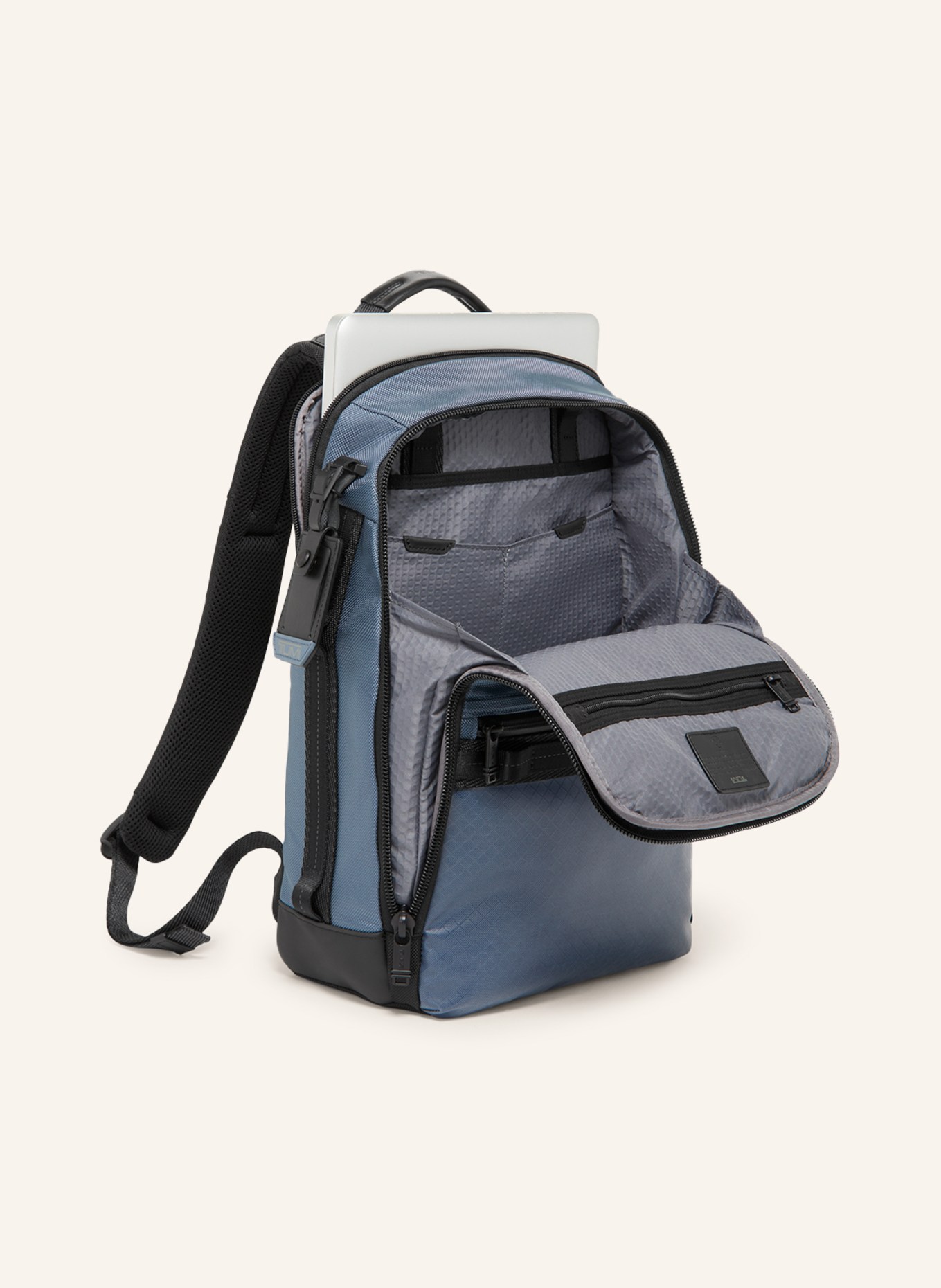 TUMI ALPHA BRAVO backpack DYNAMIC with laptop compartment, Color: BLUE (Image 2)