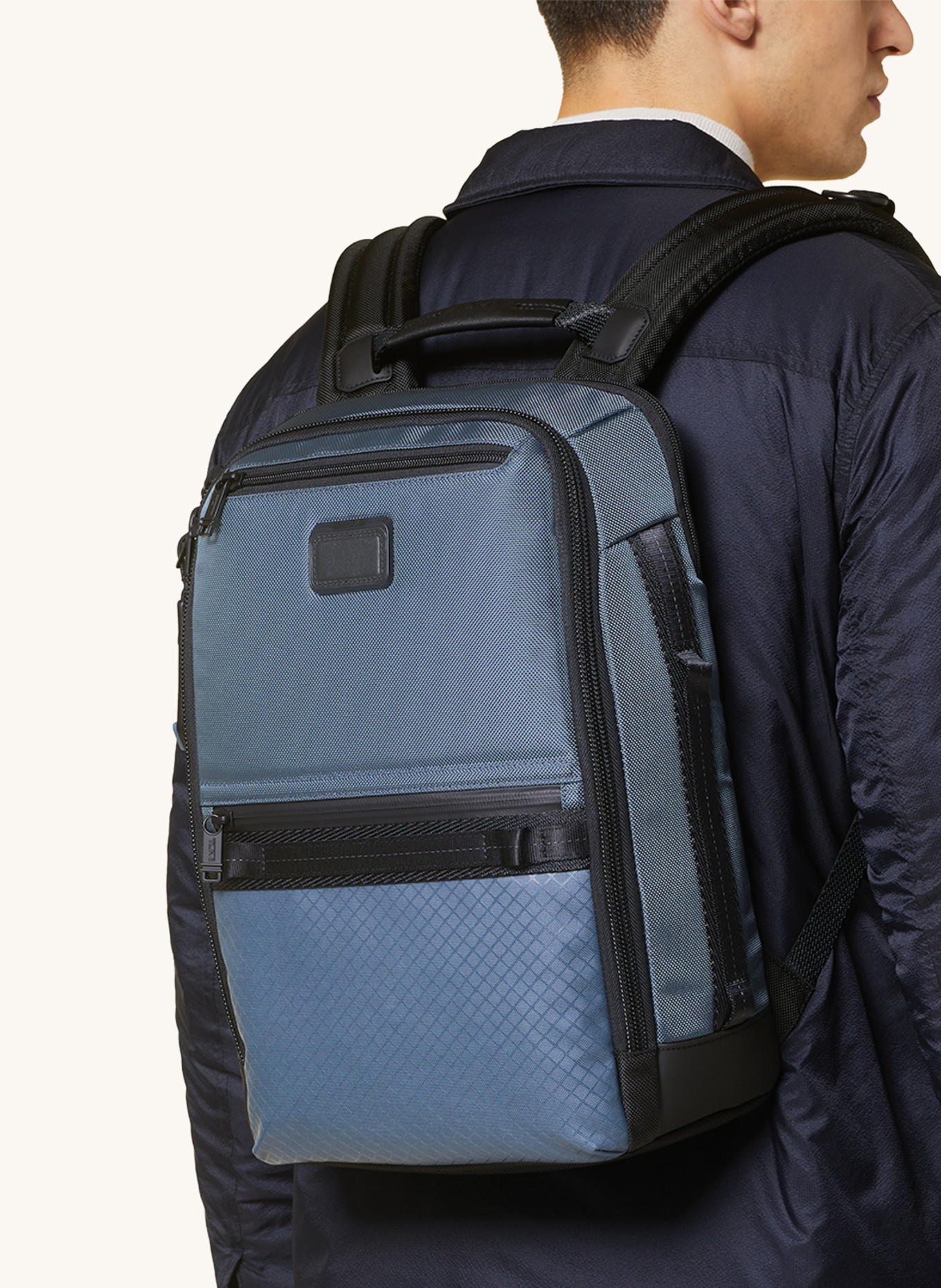 TUMI ALPHA BRAVO backpack DYNAMIC with laptop compartment, Color: BLUE (Image 5)