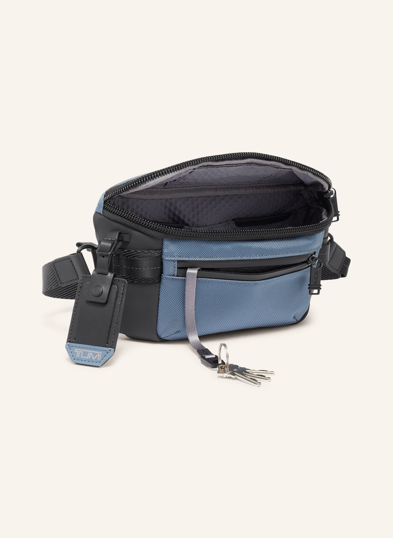 TUMI ALPHA BRAVO waist bag CLASSIFIED, Color: BLUE/ BLACK (Image 3)