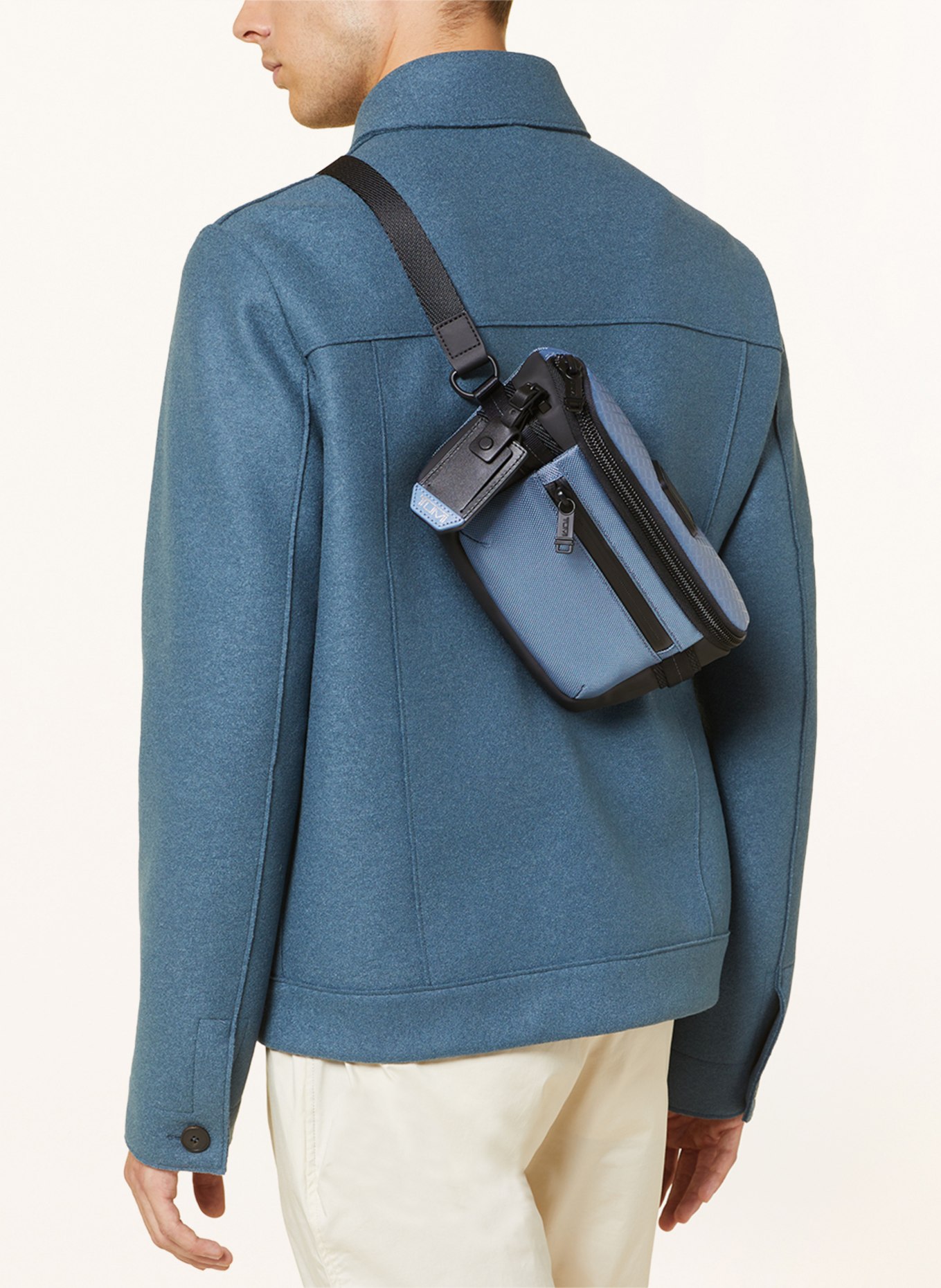 TUMI ALPHA BRAVO waist bag CLASSIFIED, Color: BLUE/ BLACK (Image 4)