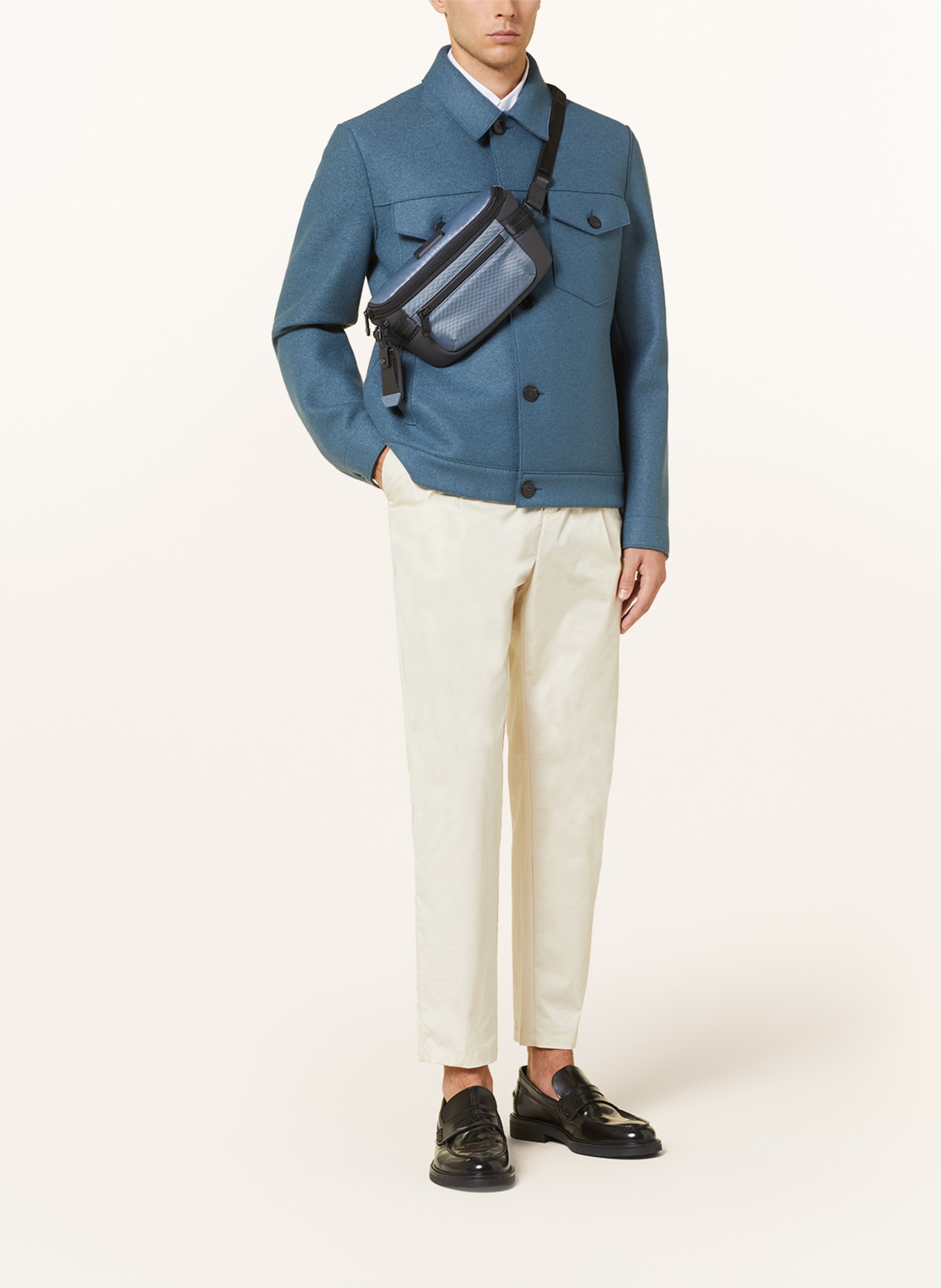 TUMI ALPHA BRAVO waist bag CLASSIFIED, Color: BLUE/ BLACK (Image 5)