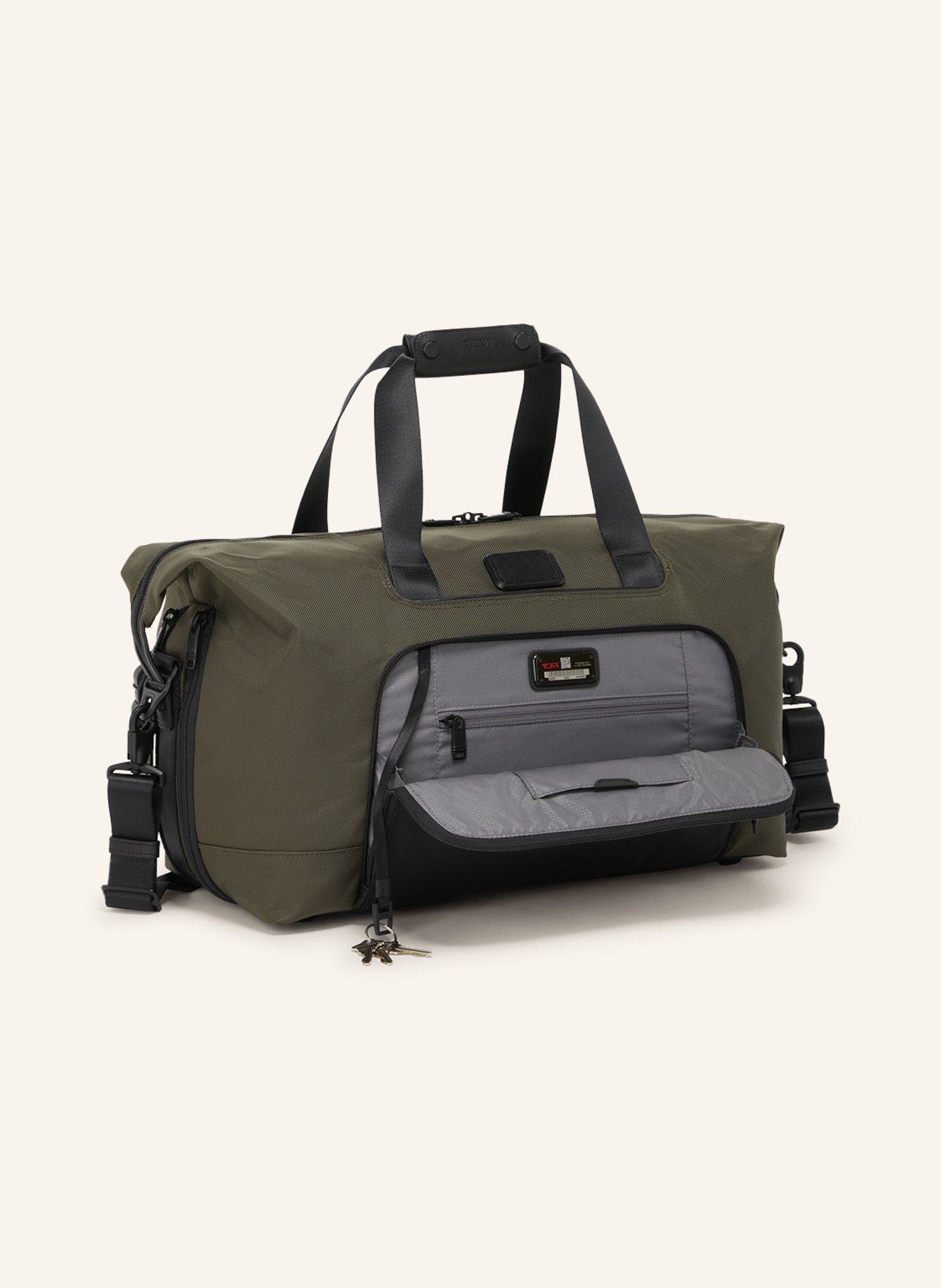 TUMI ALPHA Travel bag DOUBLE EXPANSION, Color: OLIVE/ BLACK (Image 2)