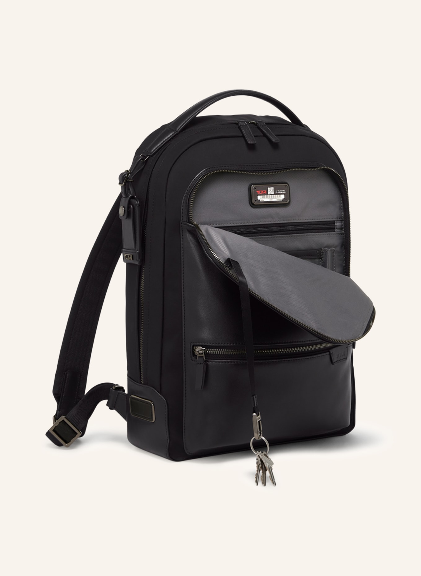 TUMI HARRISON backpack BRADNER with laptop compartment, Color: BLACK (Image 2)