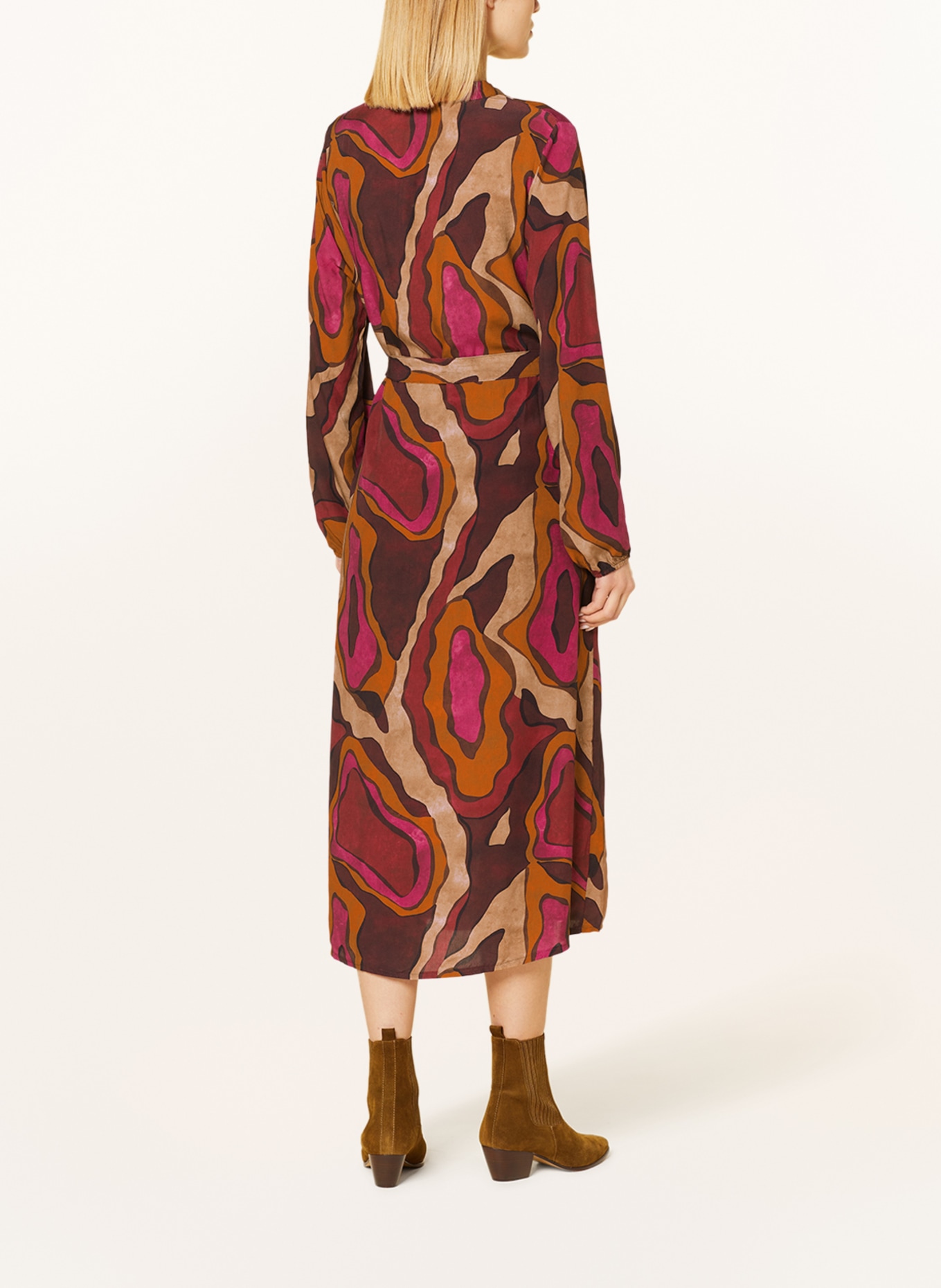 CARTOON Dress, Color: PURPLE/ PINK/ DARK ORANGE (Image 3)