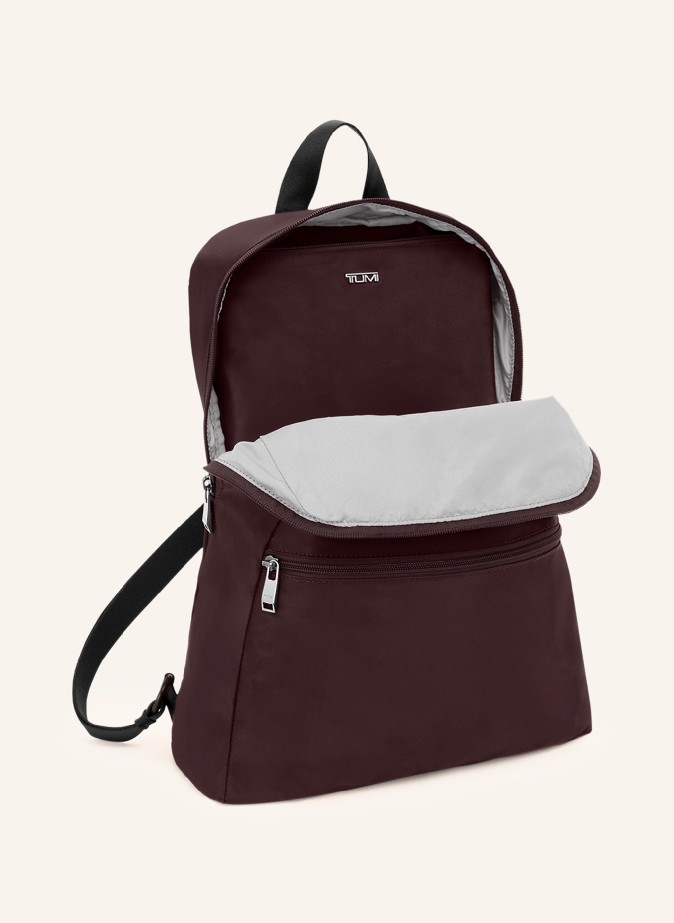 Tumi burgundy on sale backpack