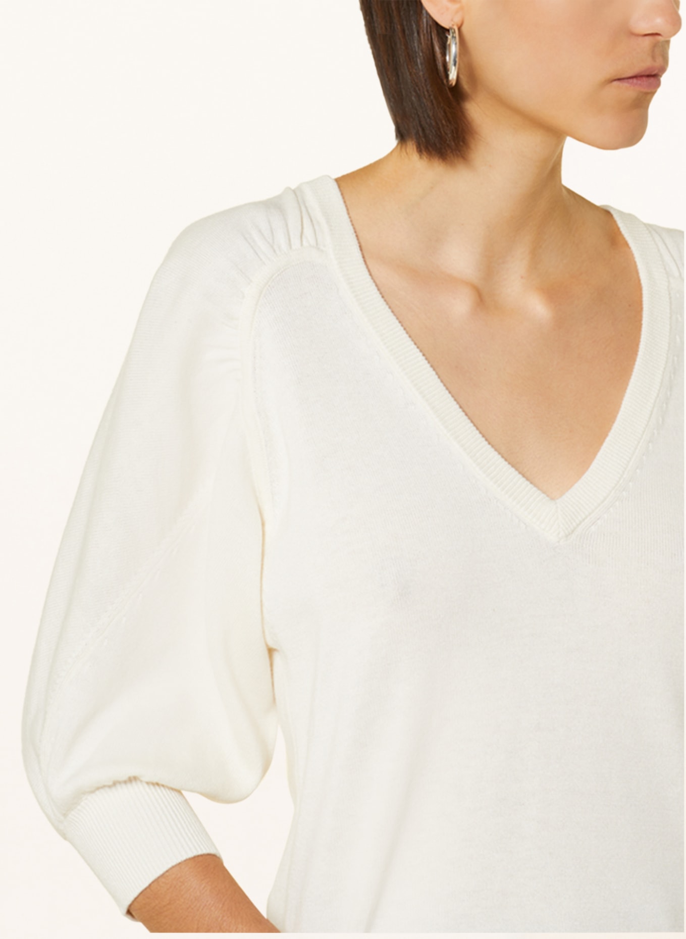 ba&sh Pullover MOZZE mit 3/4-Arm, Farbe: ECRU (Bild 4)