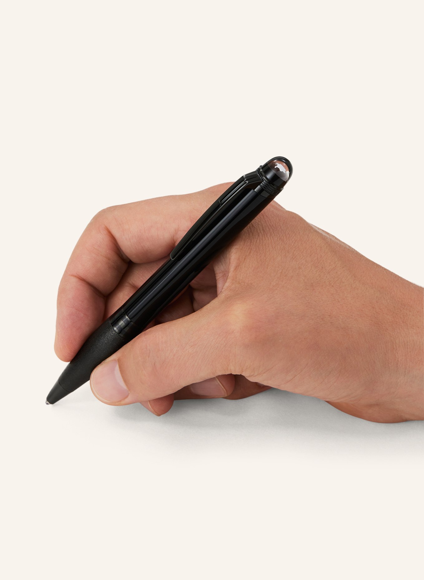 MONTBLANC Długopis obrotowy BLACK COSMOS, Kolor: CZARNY (Obrazek 4)