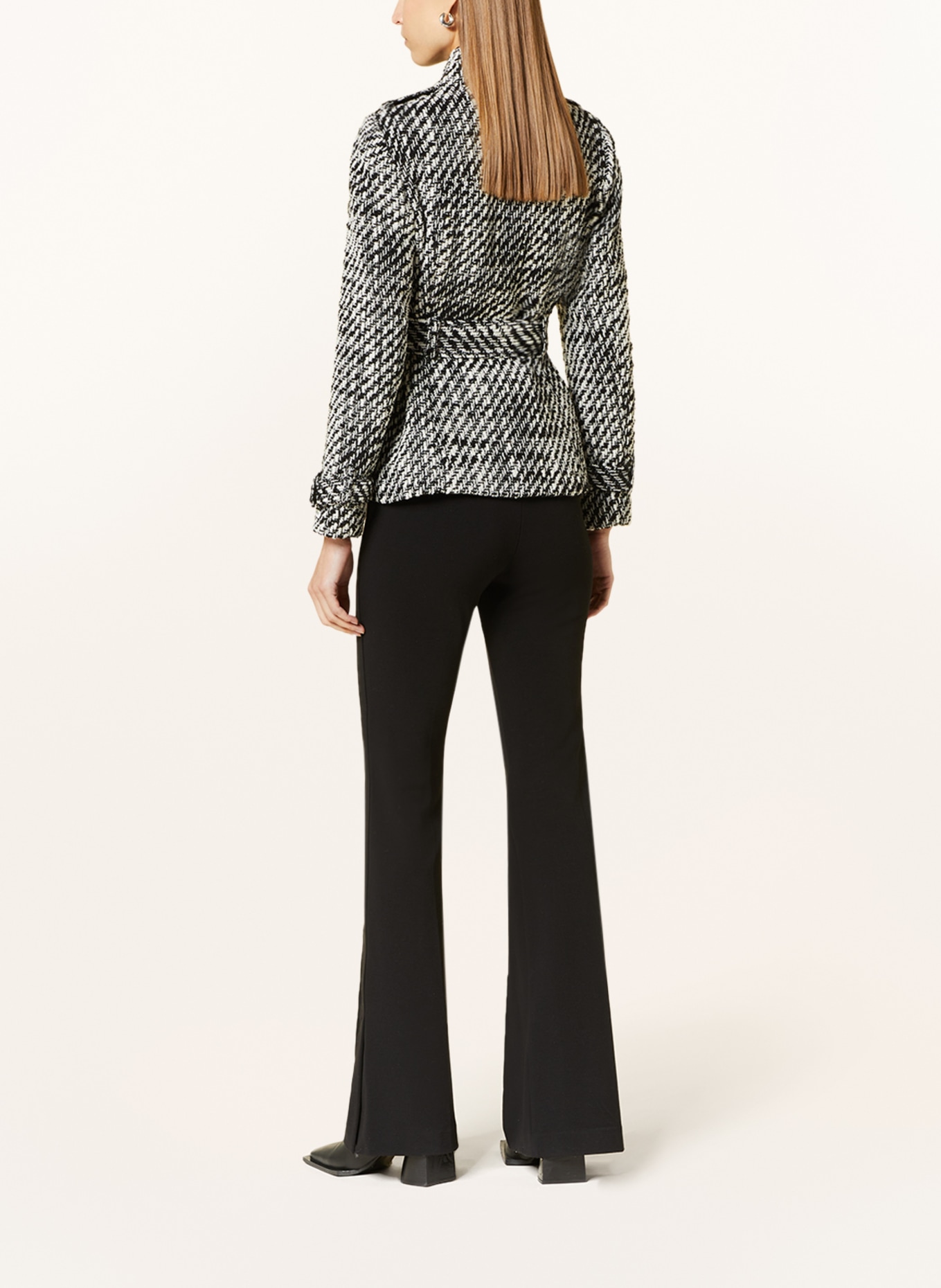 TED BAKER Tweed jacket ROSEBY, Color: BLACK/ WHITE (Image 3)