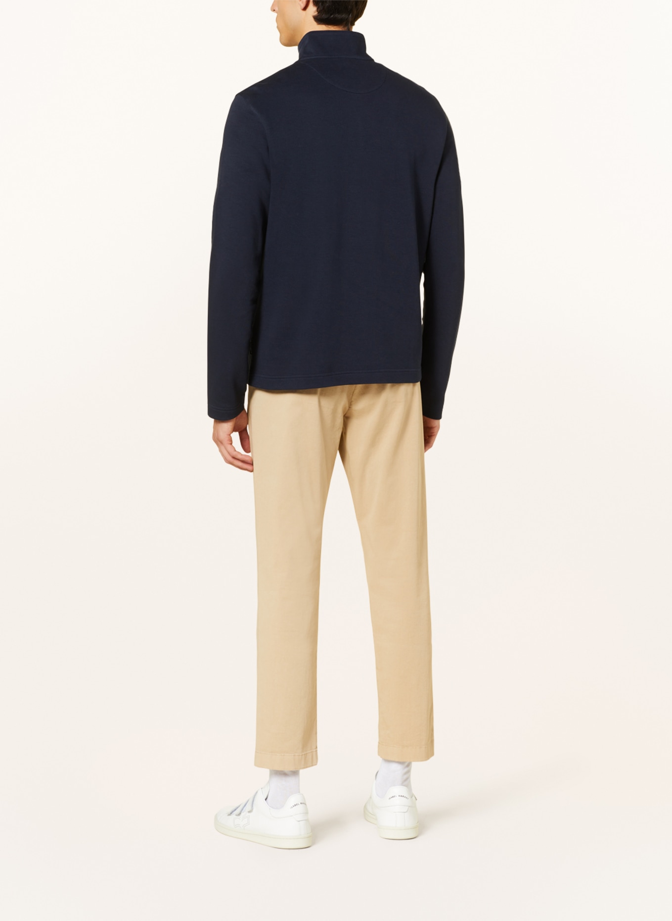 TED BAKER Bluza dresowa typu troyer GAZINE: GRANATOWY