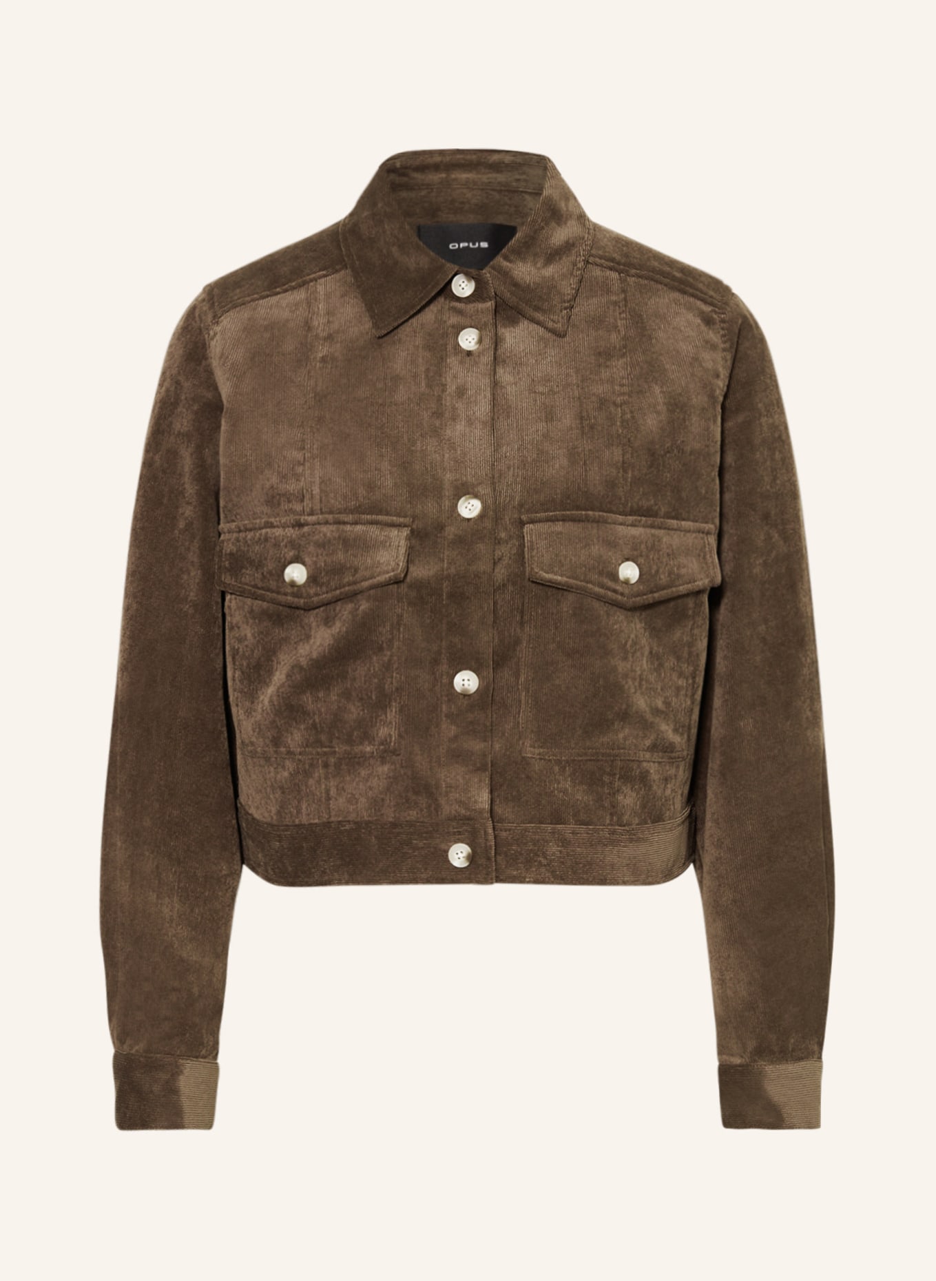 OPUS Corduroy jacket HESANI, Color: BROWN (Image 1)