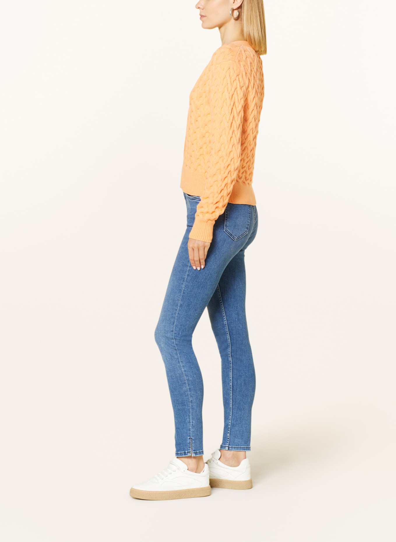 comma casual identity Skinny jeans, Color: 55Z4 BLUE (Image 4)