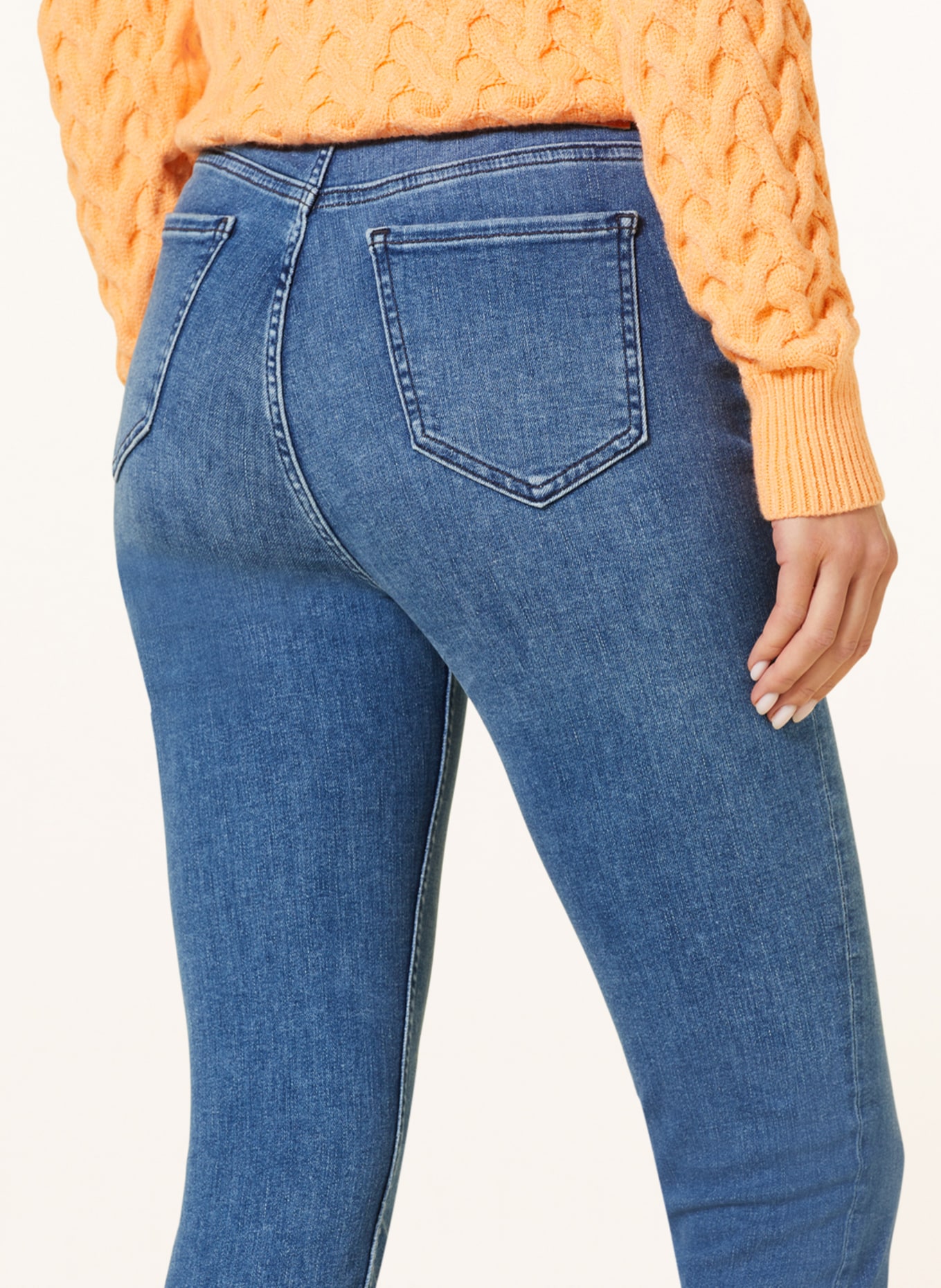 comma casual identity Skinny jeans, Color: 55Z4 BLUE (Image 5)
