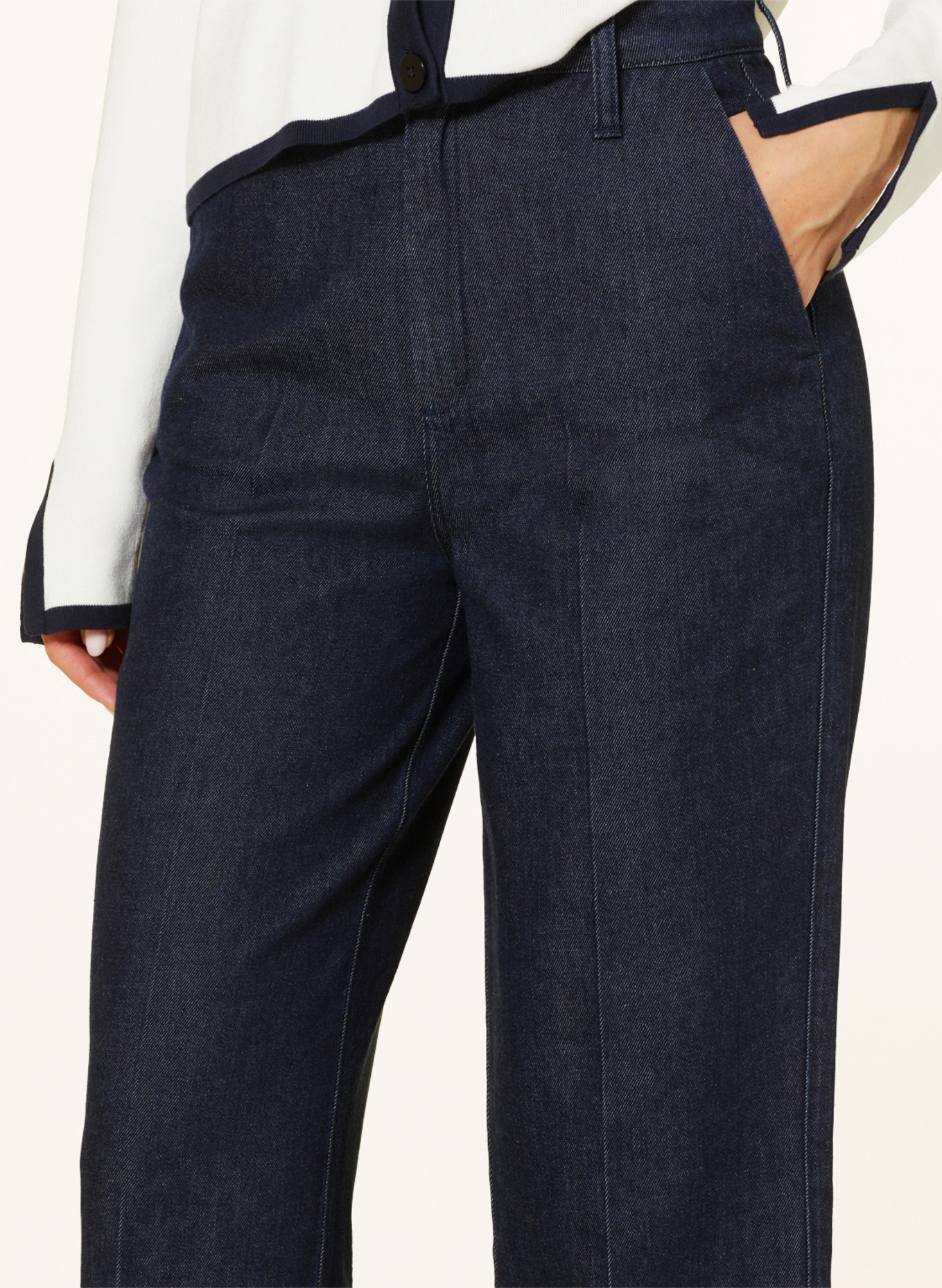 s.Oliver BLACK LABEL Jeans-Culotte SURI, Farbe: 59Z8 BLUE (Bild 5)