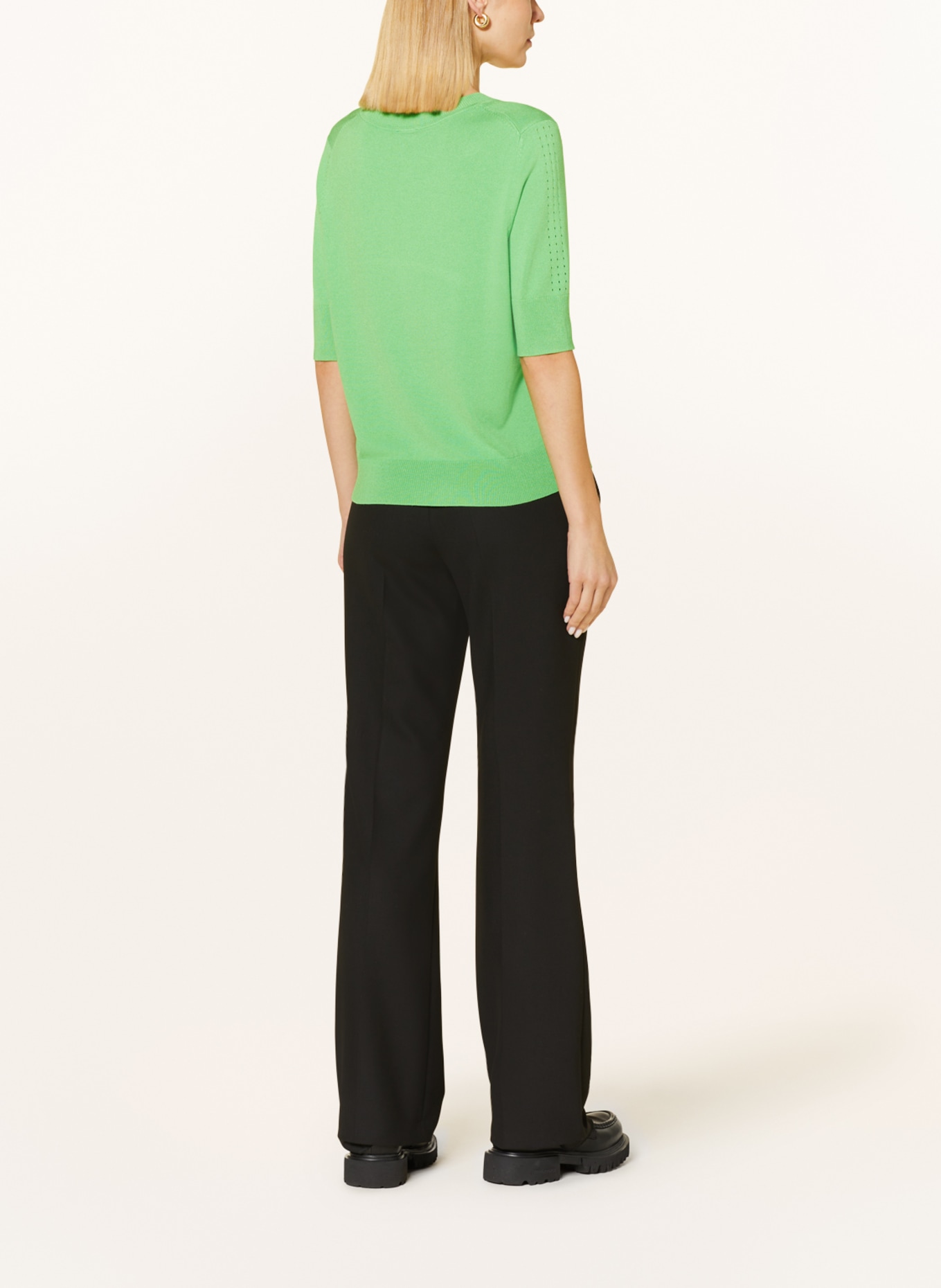 s.Oliver BLACK LABEL Knit shirt, Color: NEON GREEN (Image 3)