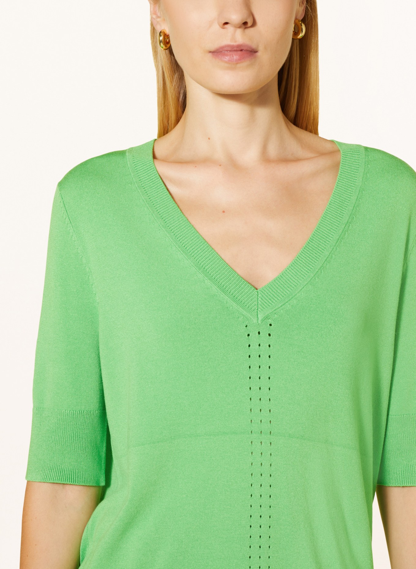s.Oliver BLACK LABEL Knit shirt, Color: NEON GREEN (Image 4)