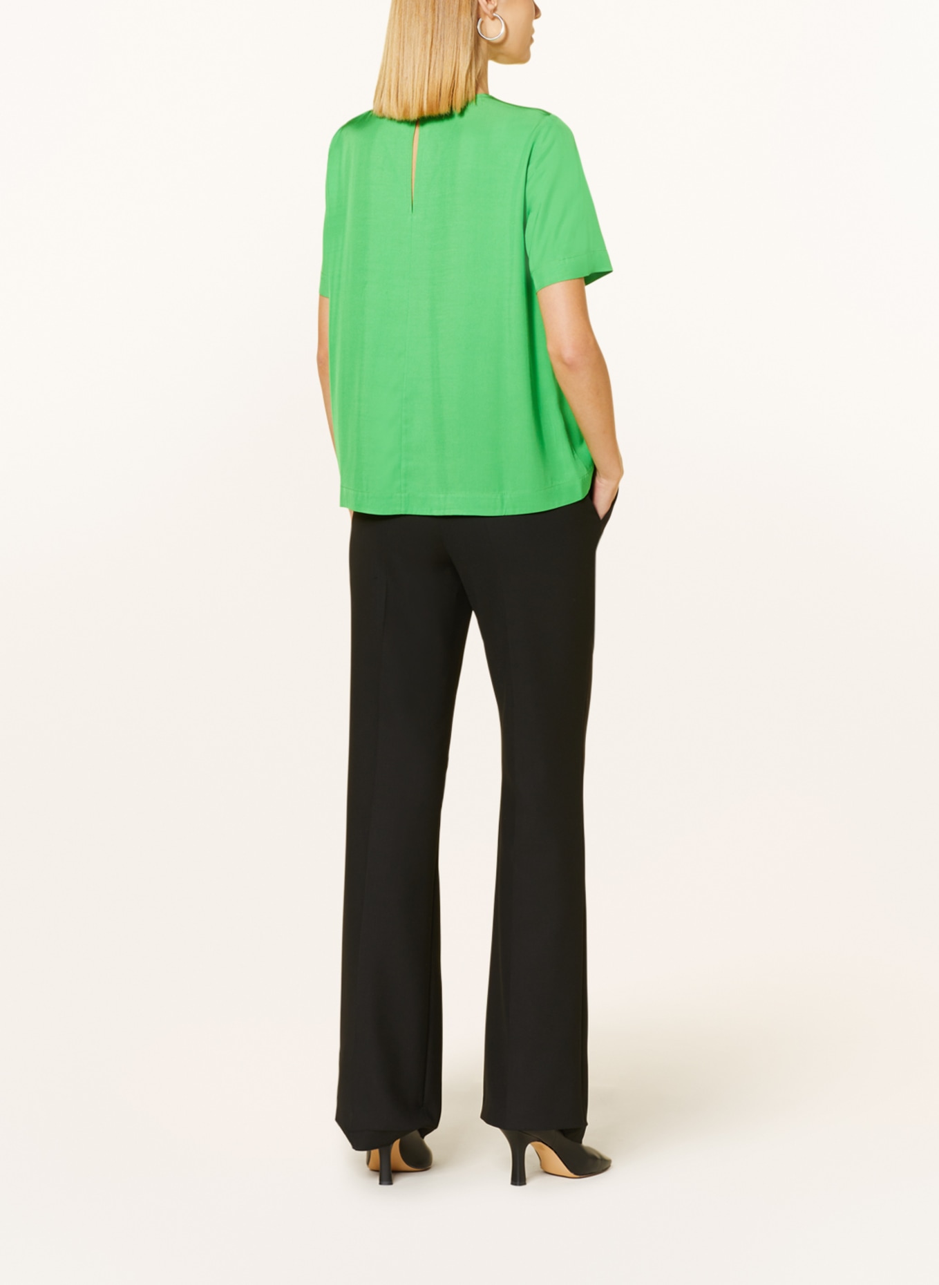 s.Oliver BLACK LABEL Shirt blouse, Color: NEON GREEN (Image 3)