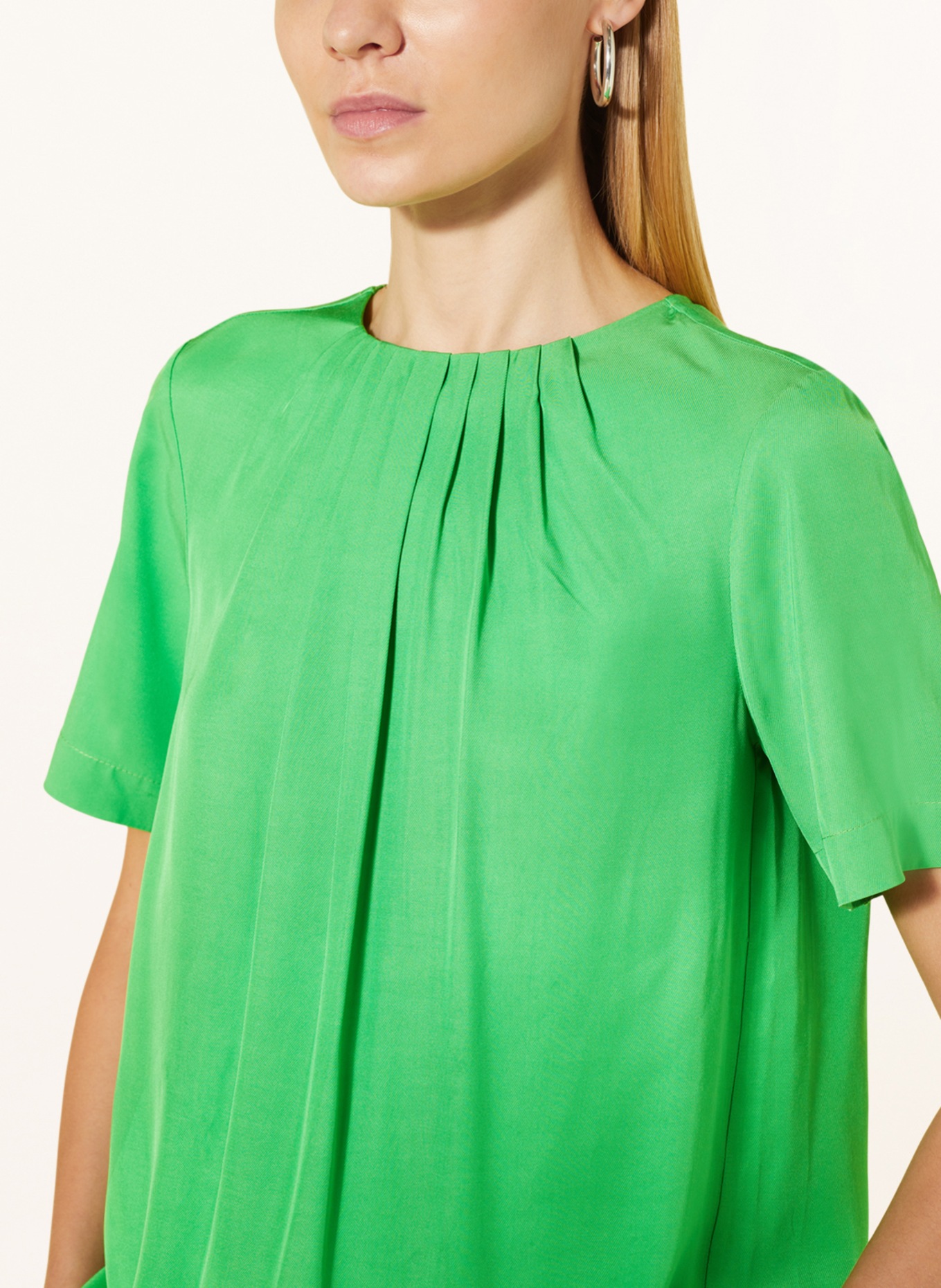 s.Oliver BLACK LABEL Shirt blouse, Color: NEON GREEN (Image 4)