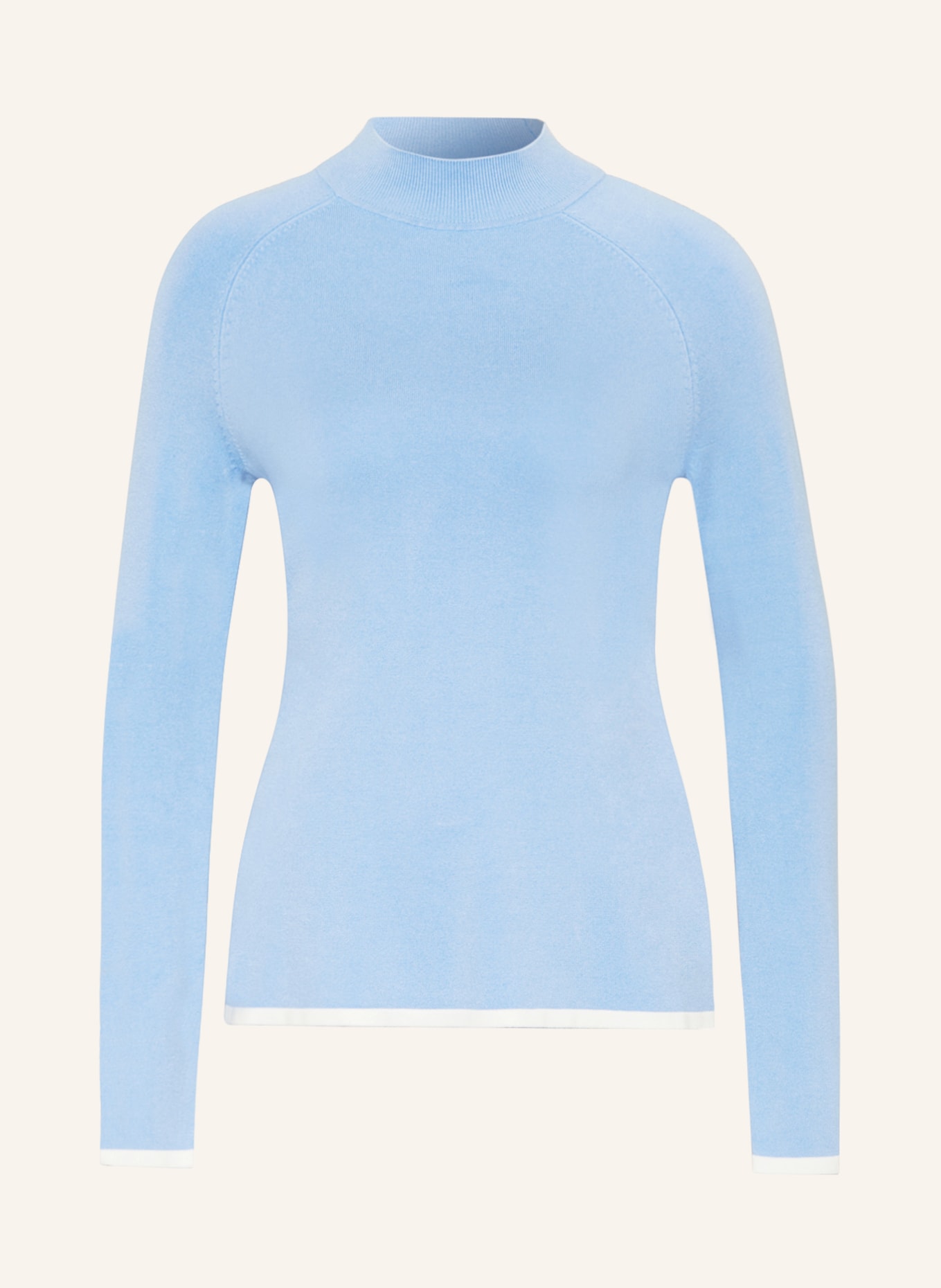 s.Oliver BLACK LABEL Sweater, Color: LIGHT BLUE/ WHITE (Image 1)