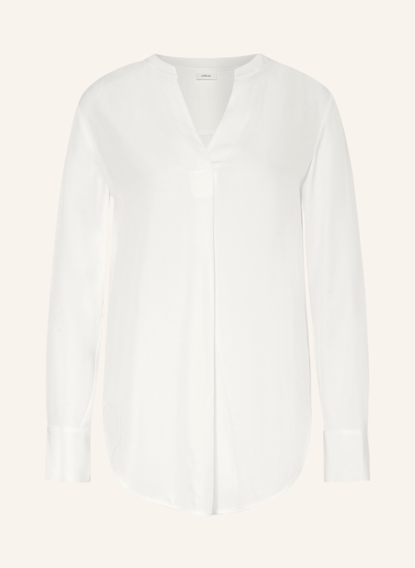 s.Oliver BLACK LABEL Shirt blouse, Color: WHITE (Image 1)