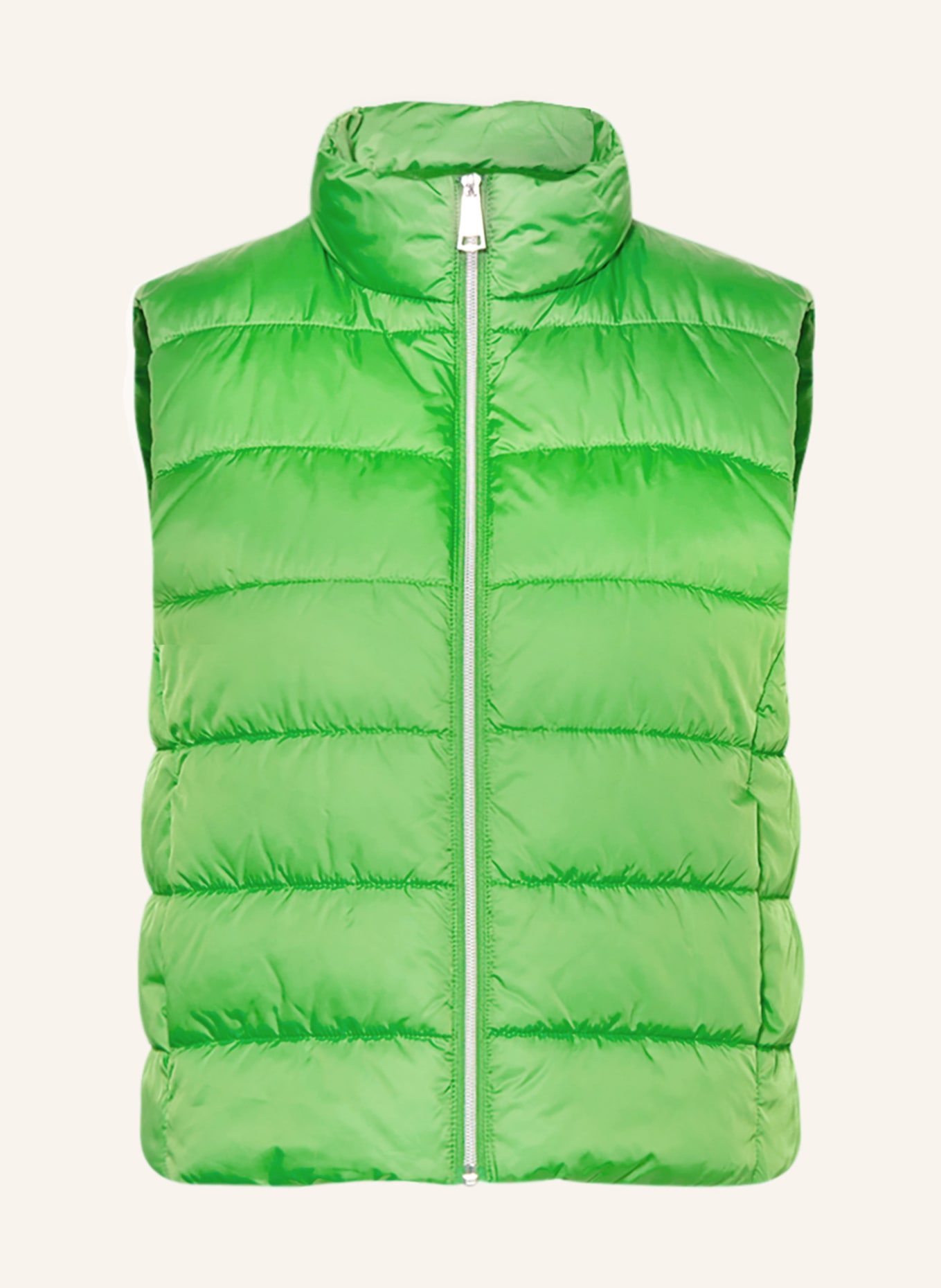 s.Oliver BLACK LABEL Quilted vest, Color: NEON GREEN (Image 1)