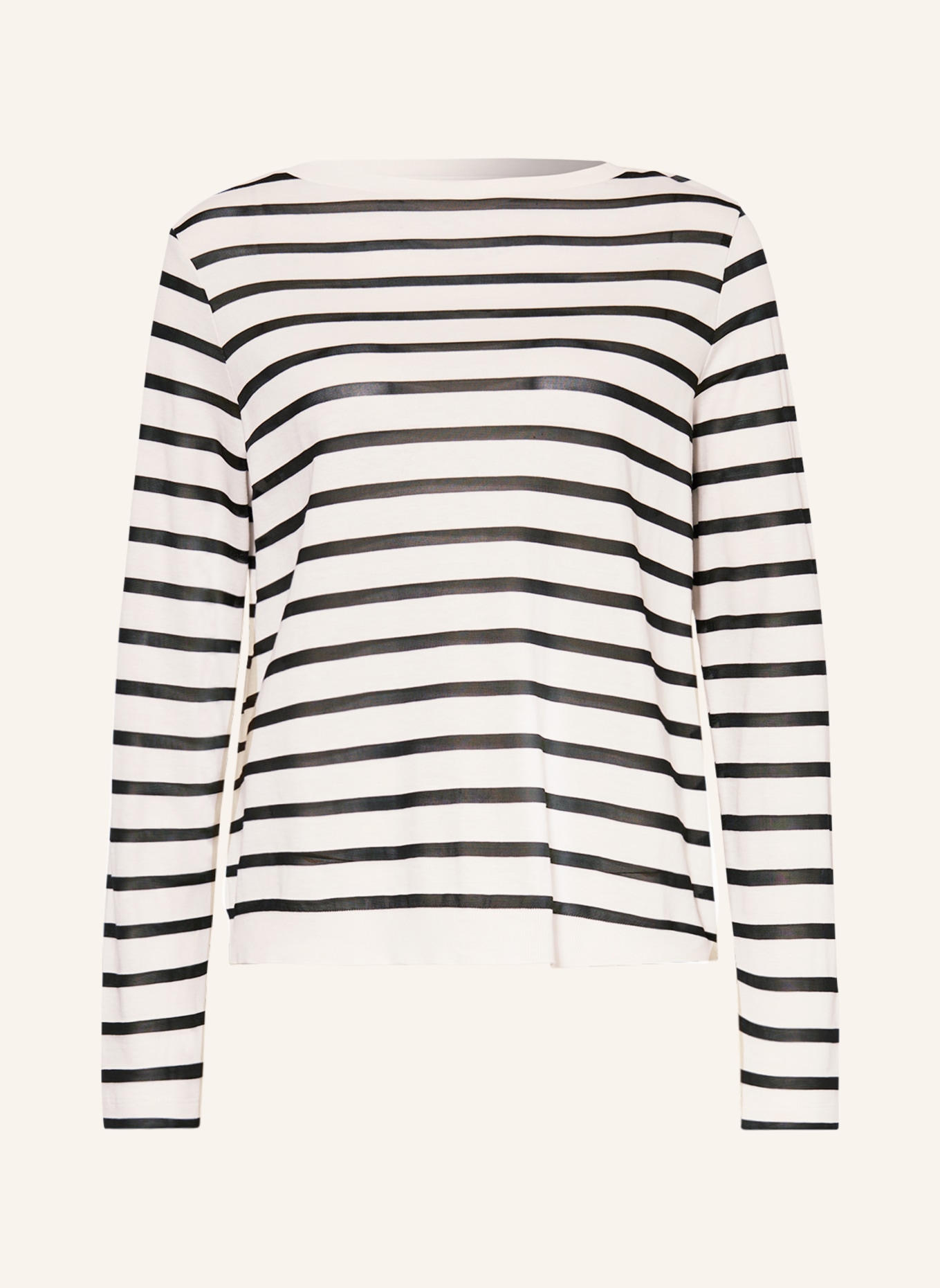 comma Sweater, Color: WHITE/ BLACK (Image 1)