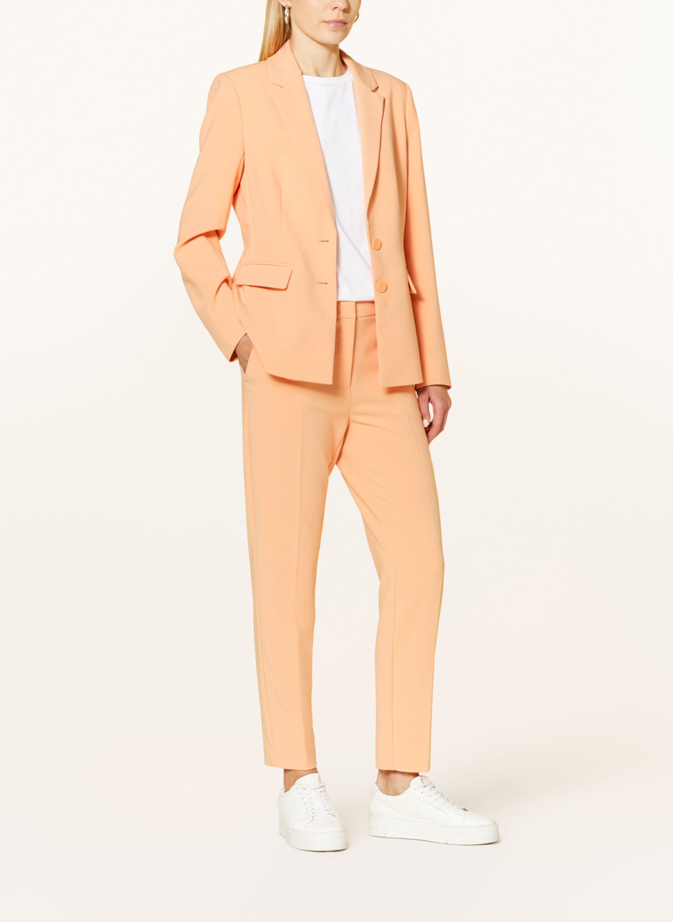 comma Blazer, Color: LIGHT ORANGE (Image 2)