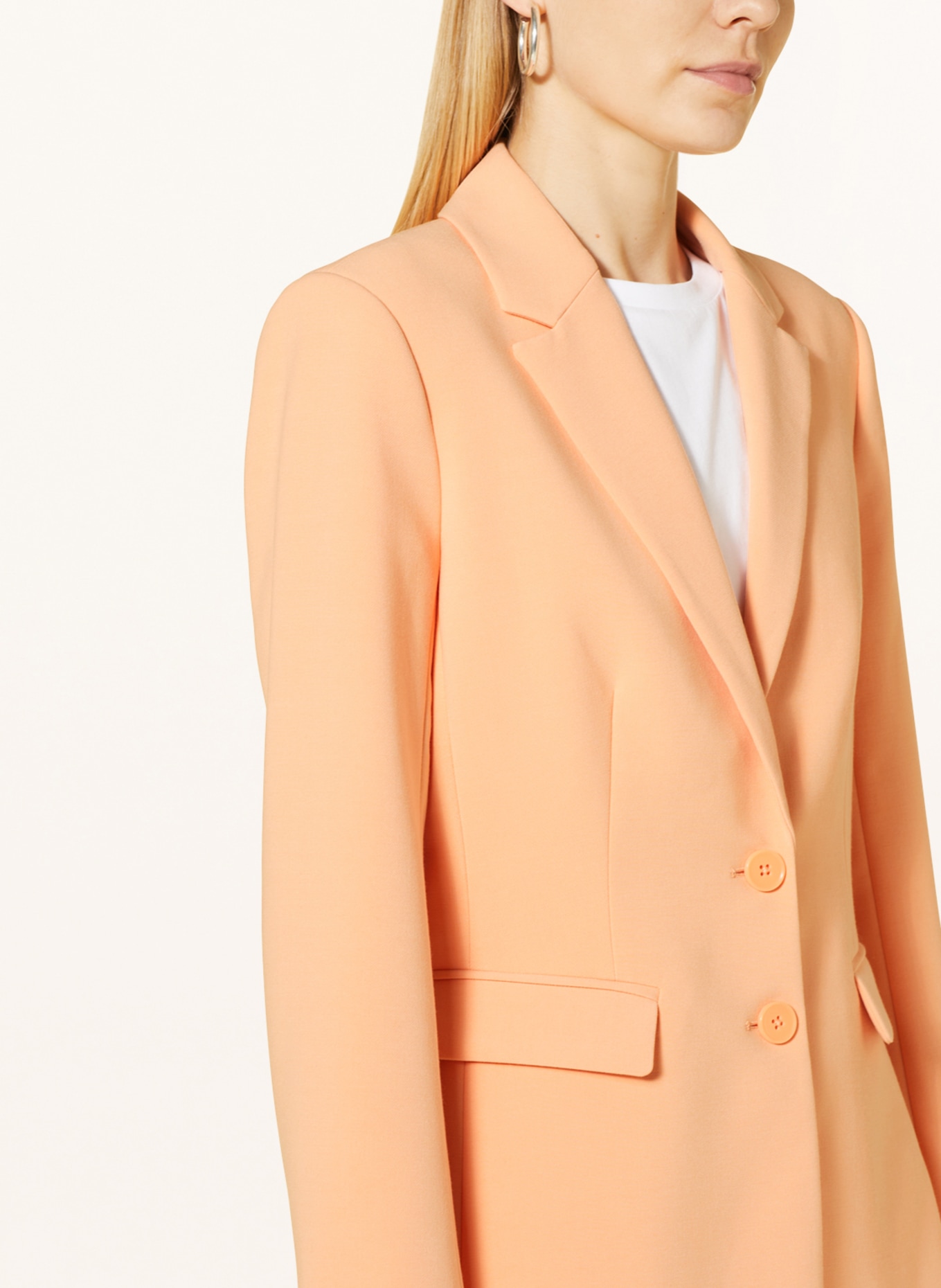 comma Blazer, Color: LIGHT ORANGE (Image 4)