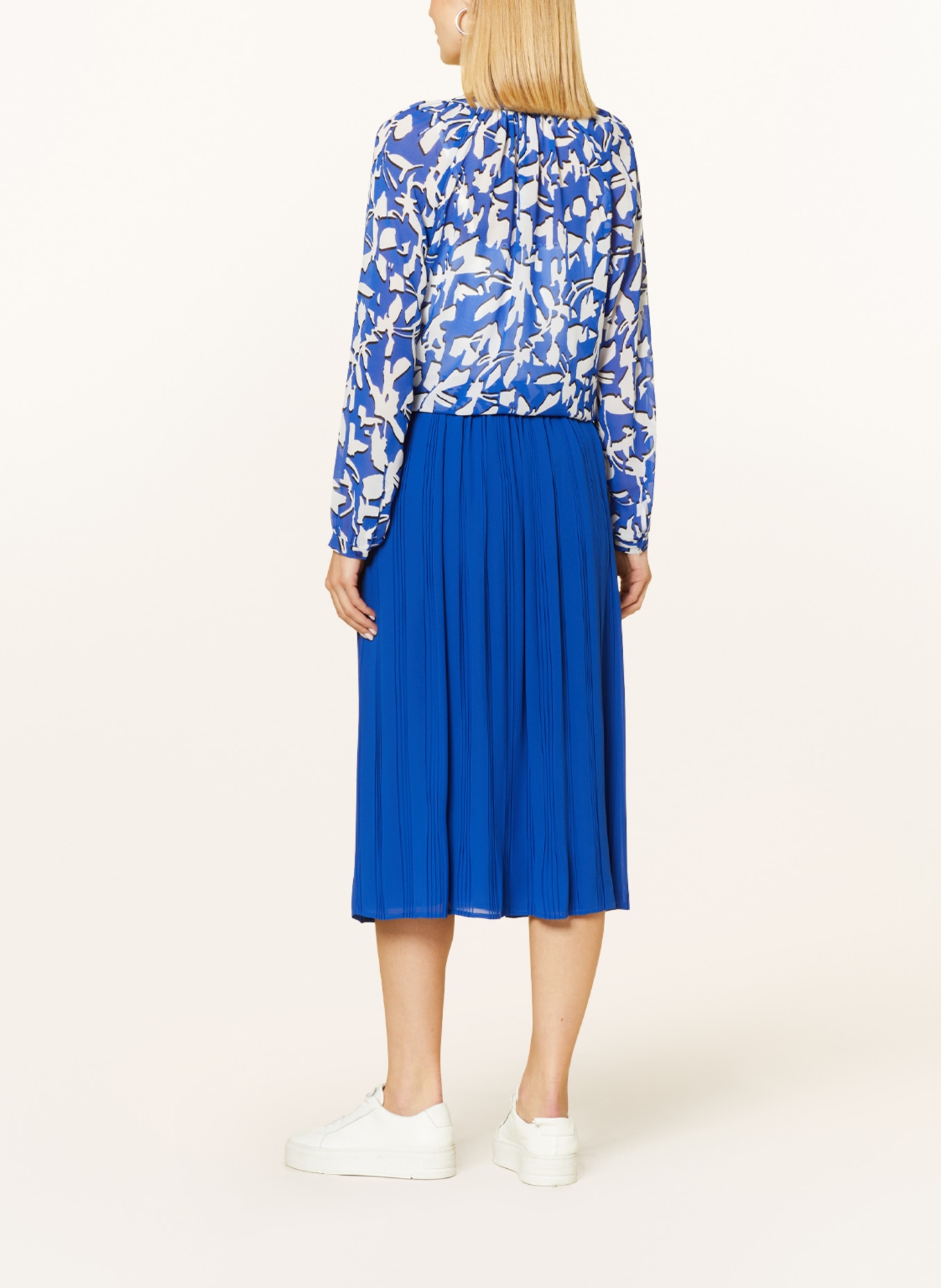 comma Pleated skirt, Color: BLUE (Image 3)