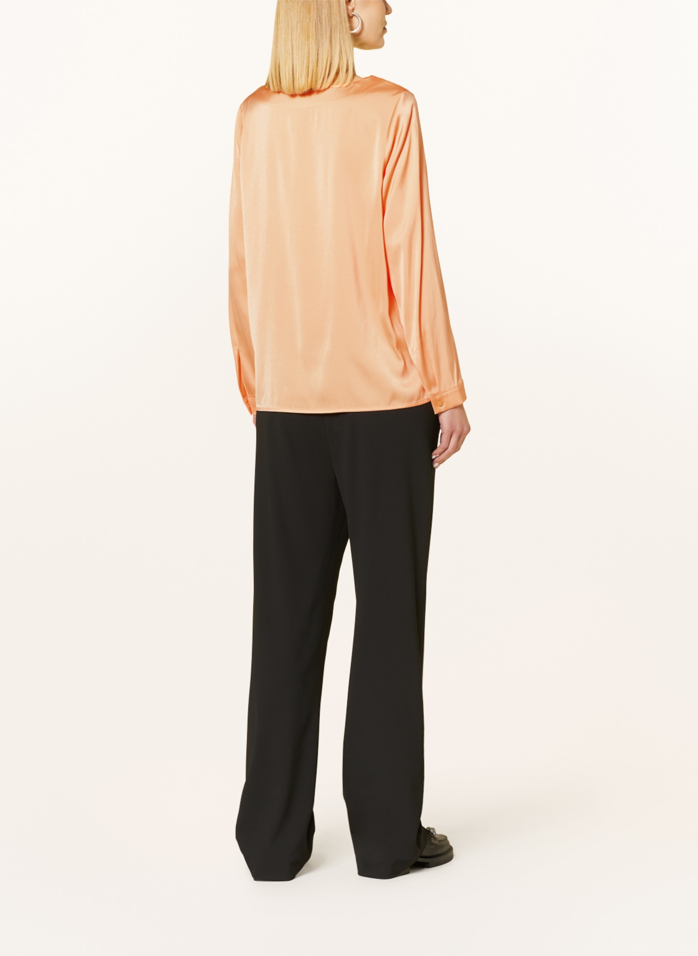 comma Shirt blouse, Color: LIGHT ORANGE (Image 3)