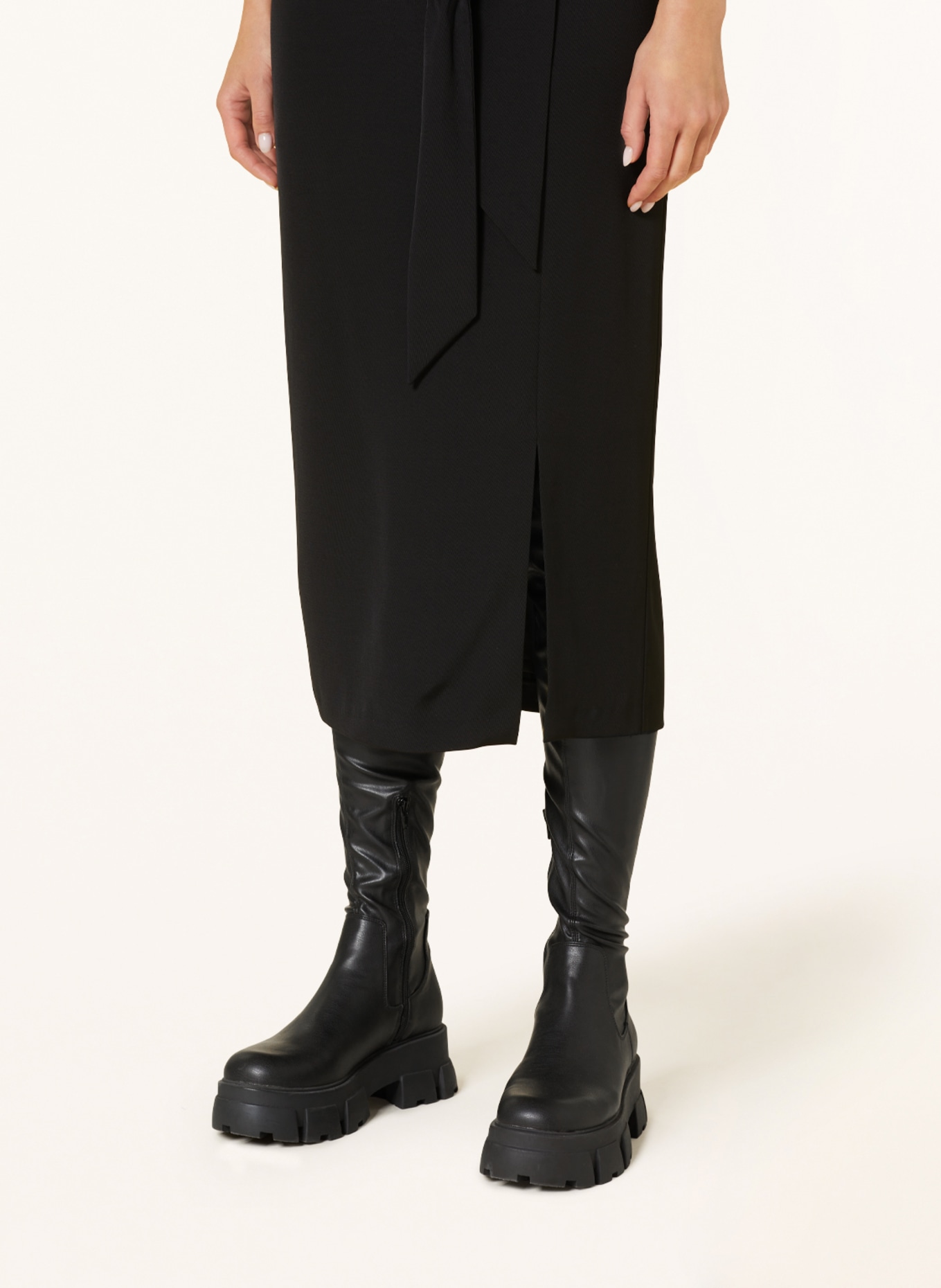 comma Skirt, Color: BLACK (Image 4)